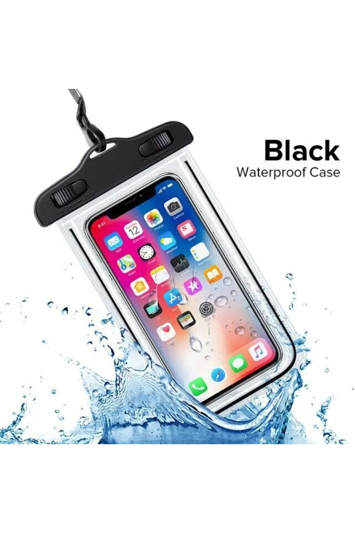 Choice-Black Waterproof Phone Case Swimming Water Proof Bag Universal Underwater Phone Protector Pouch Pv C 1