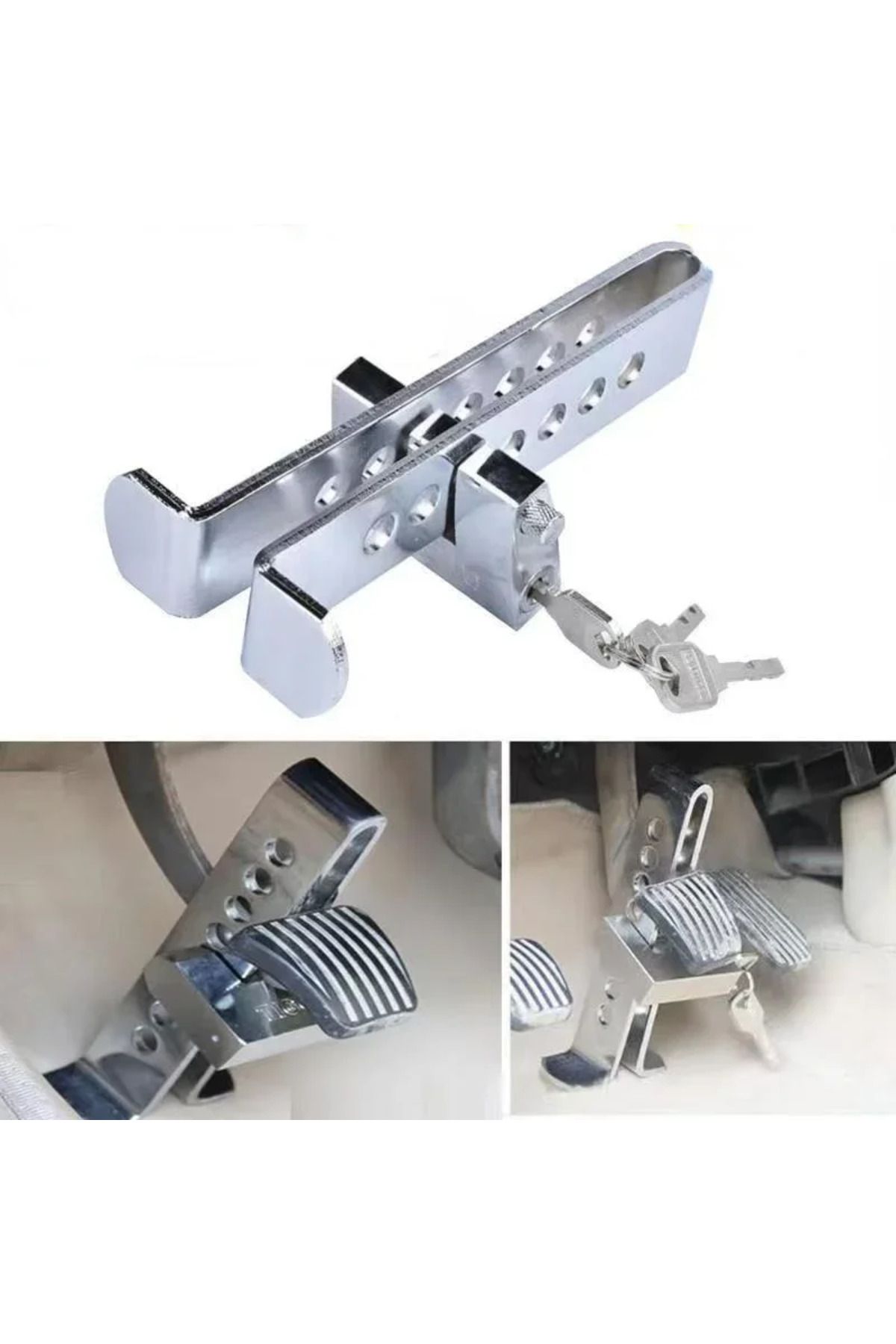 Choice-Car Anti-theft Lock Steering Wheel Clutch Lock Brake Oil Anti-theft Anti-theft and  Car Interior ... 2