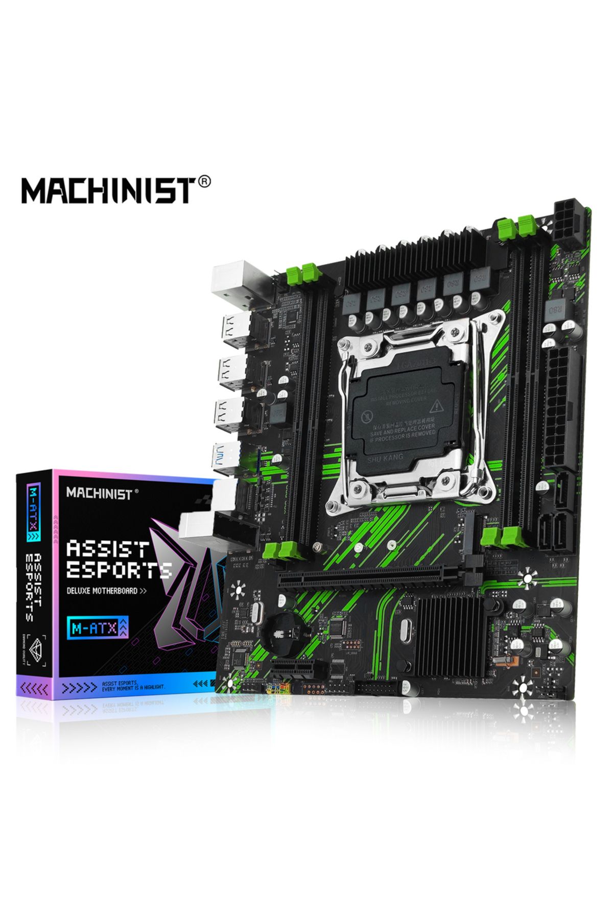Choice-MACHINIST X99 PR9 X99 Motherboard Support LGA 2011-3 Intel Xeon E5 V3&V4 CPU DDR4 RAM SATA/NVME M... 8