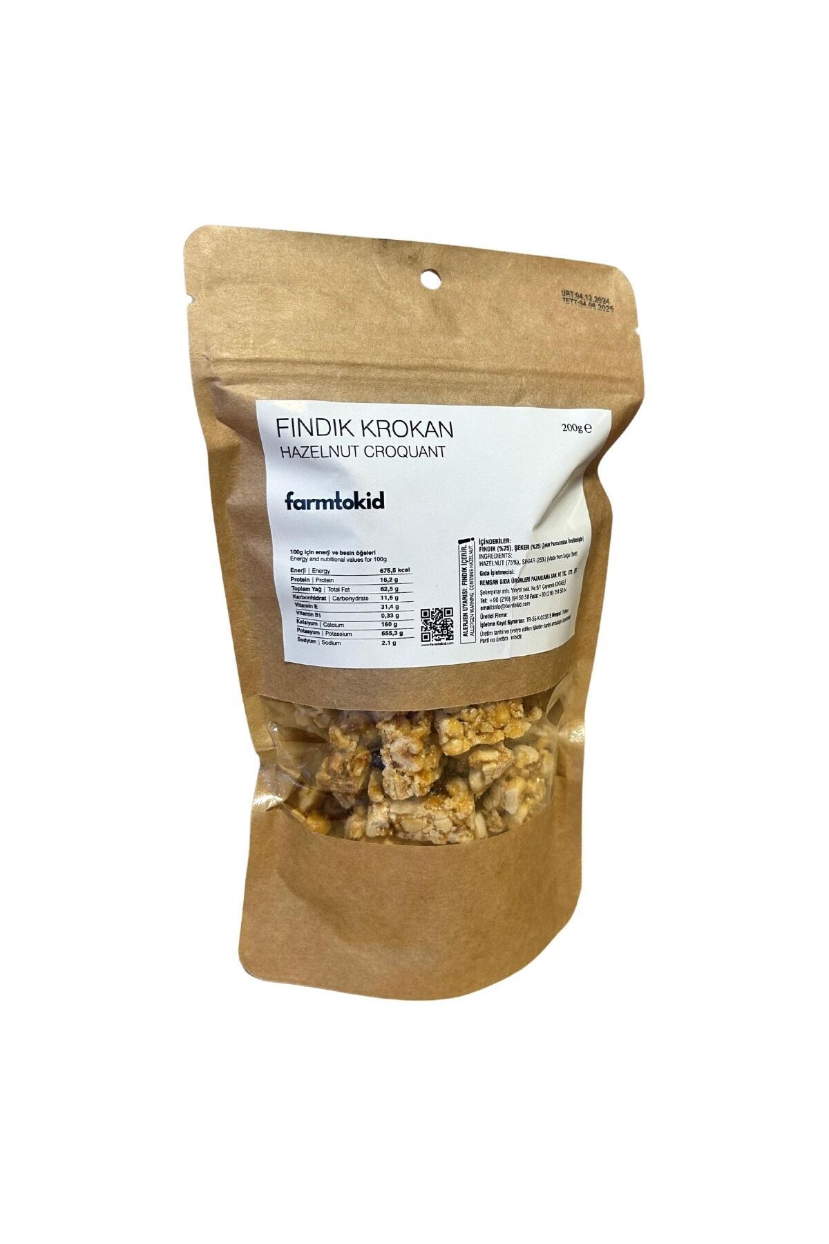 Farmtokid Fındık Krokan 200g