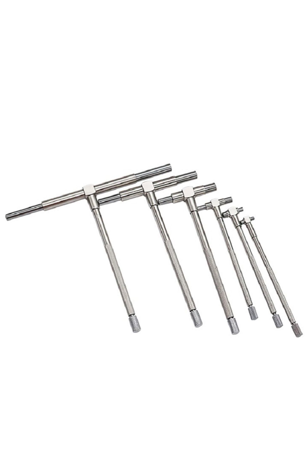 Choice-4/6Pcs Set Telescopic Gauge Set Micrometer Measurement Bore Engineers Kit 8-150mm Hardened Tool S... 7