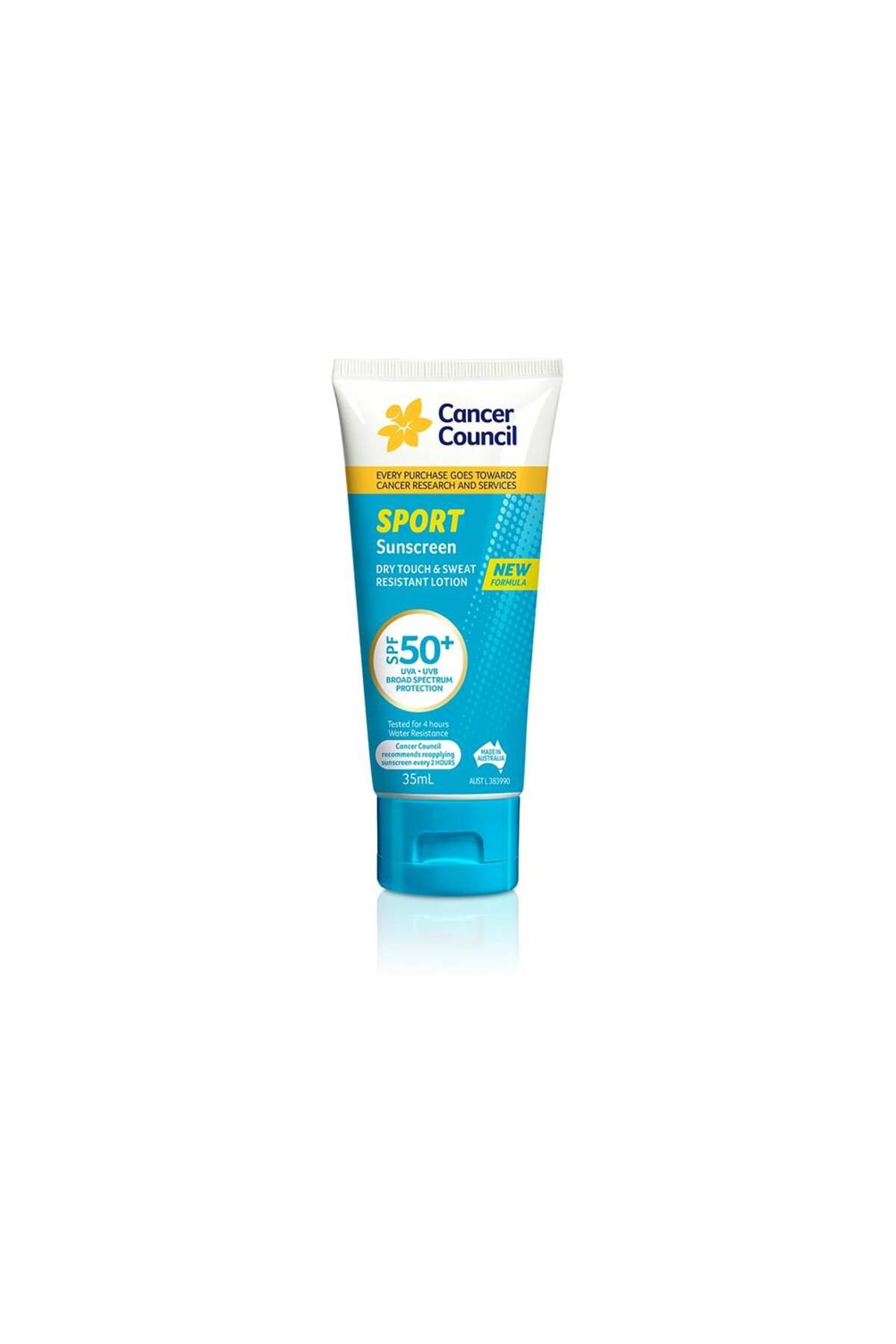 Cancer Council SPF50+ Sport Dry Touch Sunscreen Güneş Kremi 35ML