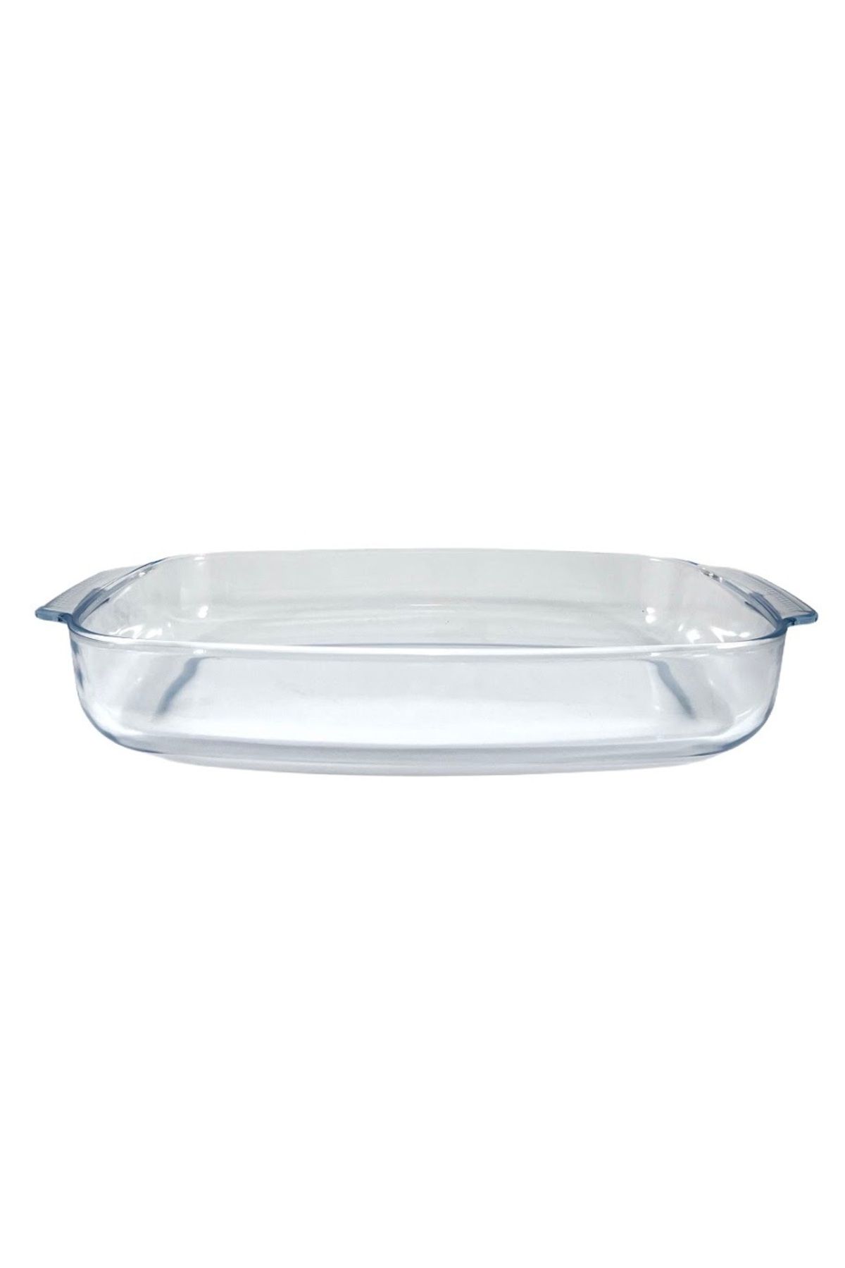 AVCI HOME MAKER-Curve Rectangular Deep Glass Baking Dish, 5 Lt Capacity, 44X28.1 Cm Diameter, 6.5 Cm Height - Clear 2