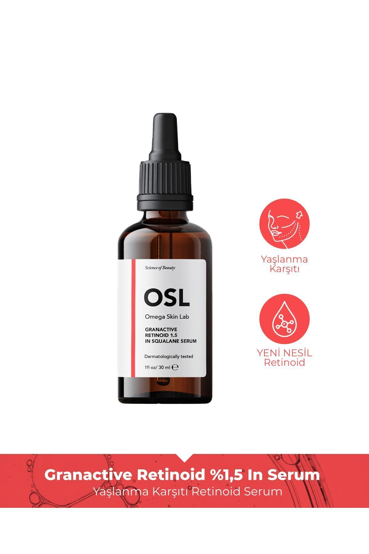 OSL Omega Skin Lab Omega Skin Lab Granactive Retinoid 1.5% In Serum 30ml سرم رتینوئید ضد پیری