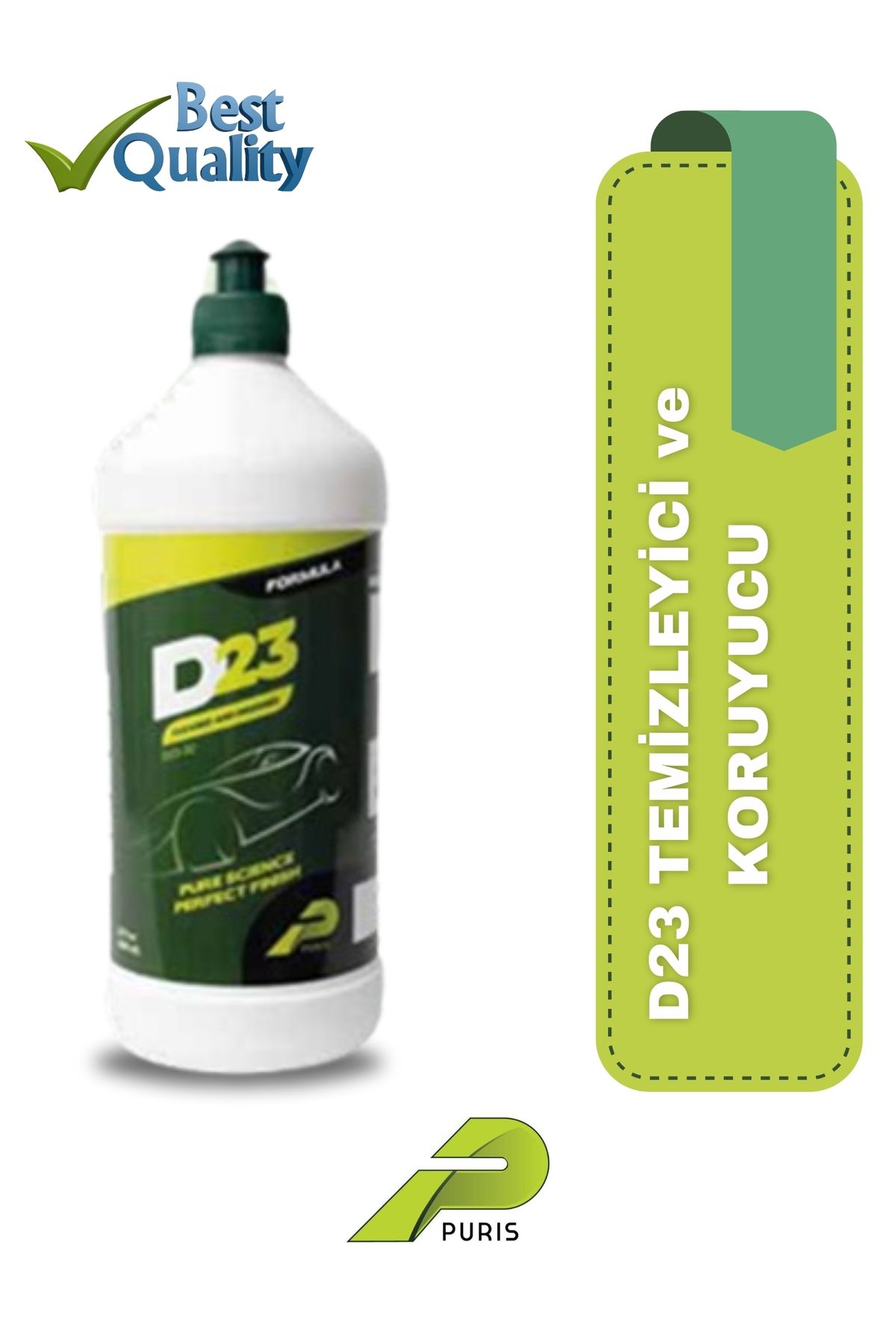 PURİS D23 DERİ-VİNİL-PLASTİK TEMİZLEYİCİ ve KORUYUCU