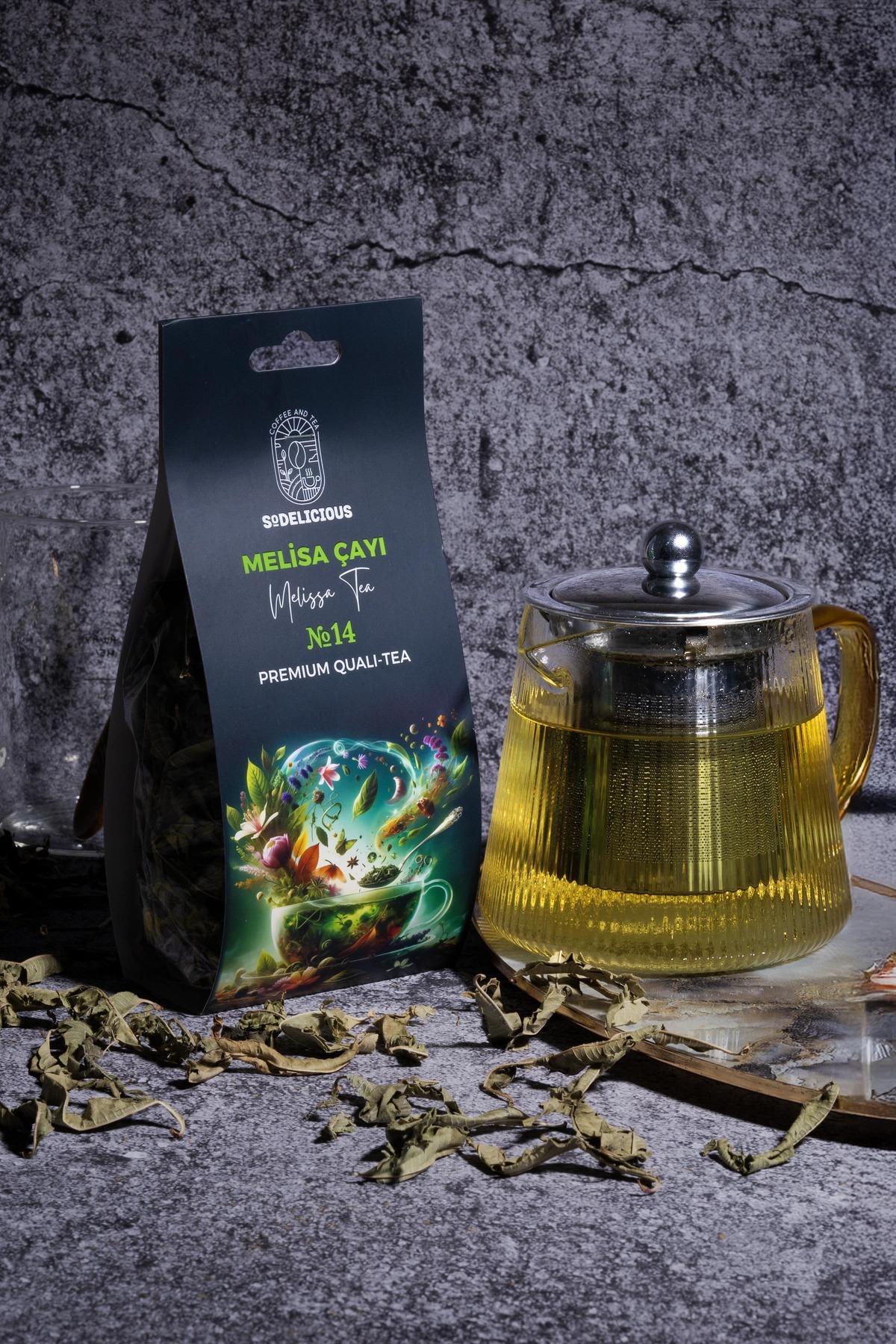 SODELICIOUS COFFEE TEA-Lemon Balm Tea 30 g - Peaceful 4