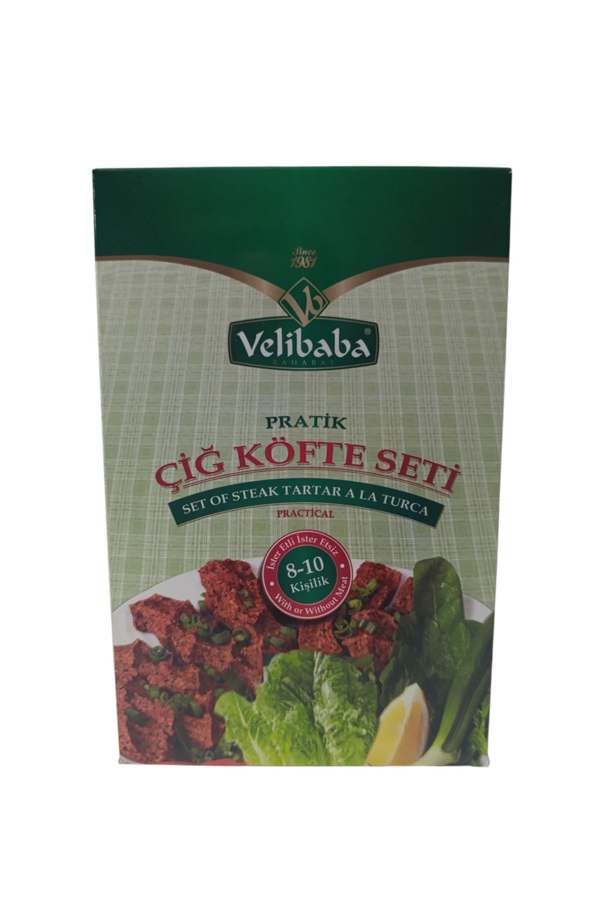 NİLPEK GIDA VELİBABA BAHARAT PRATİK ÇİĞ KÖFTE SETİ 620 GR