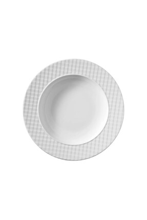 Kütahya Gb Ekose 1 Adet Yemek Tabağı 20cm 1. Kalite Porselen