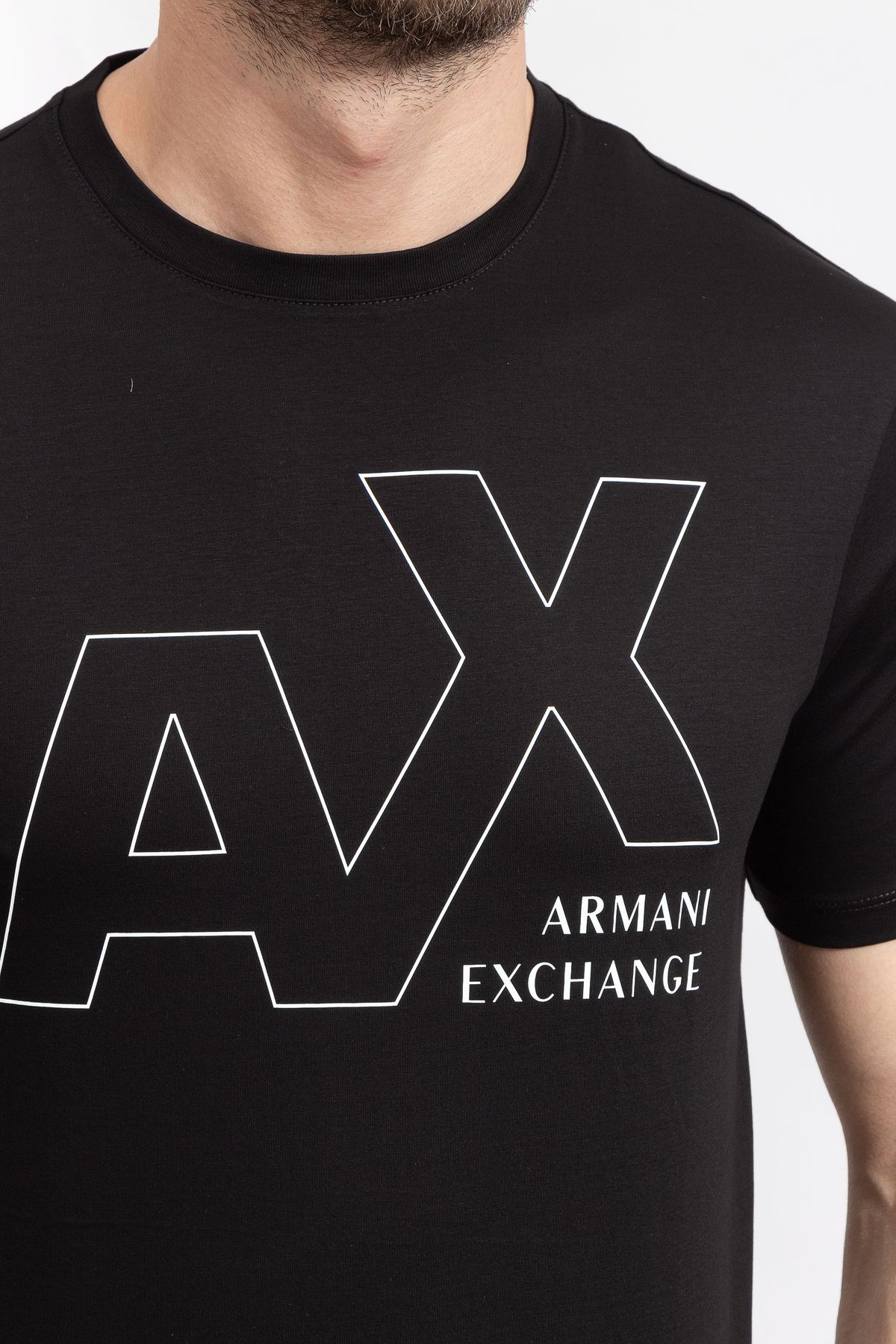 تی شرت مشکی مردانه دوچرخه یاکا سیاه Armani Exchange