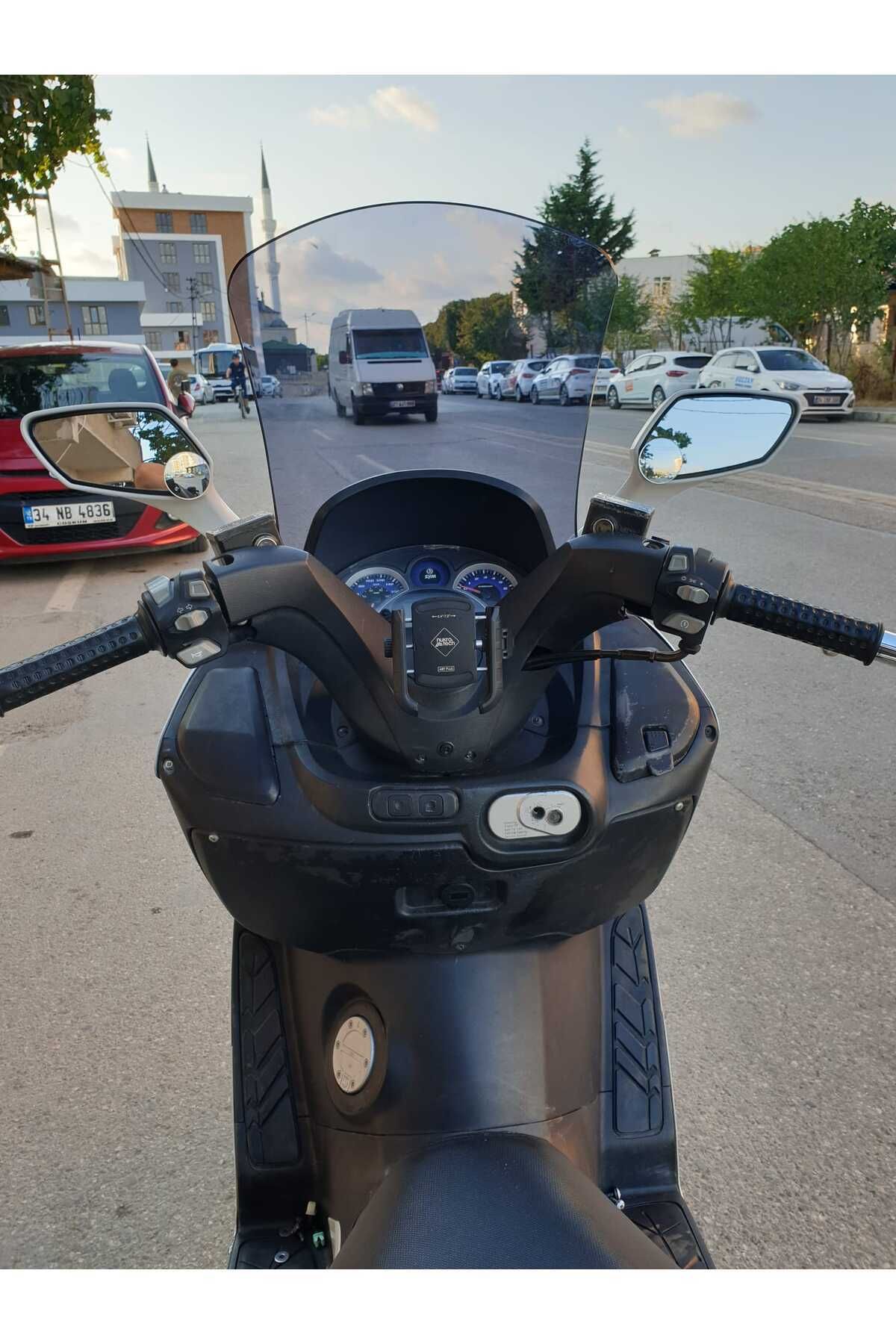 SYM Gts Evo 250 Siperlik Ön Cam 2006 2015 Model 53cm Füme Renkli 4mm