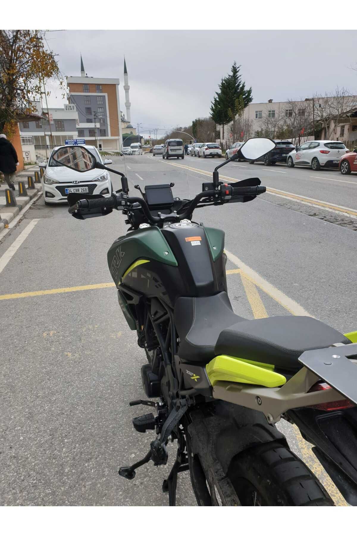 Benelli TRK 702 X Siperlik Ön Cam 2025 Model 51cm Şeffaf Renkli 4mm 2. TASARIM