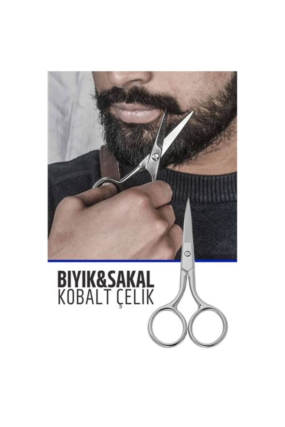 Genel Markalar STD Turk Bıyık Sakal Düzeltme Makası 10 cm Solingen Professional Klasik ( TEKLİDİR )