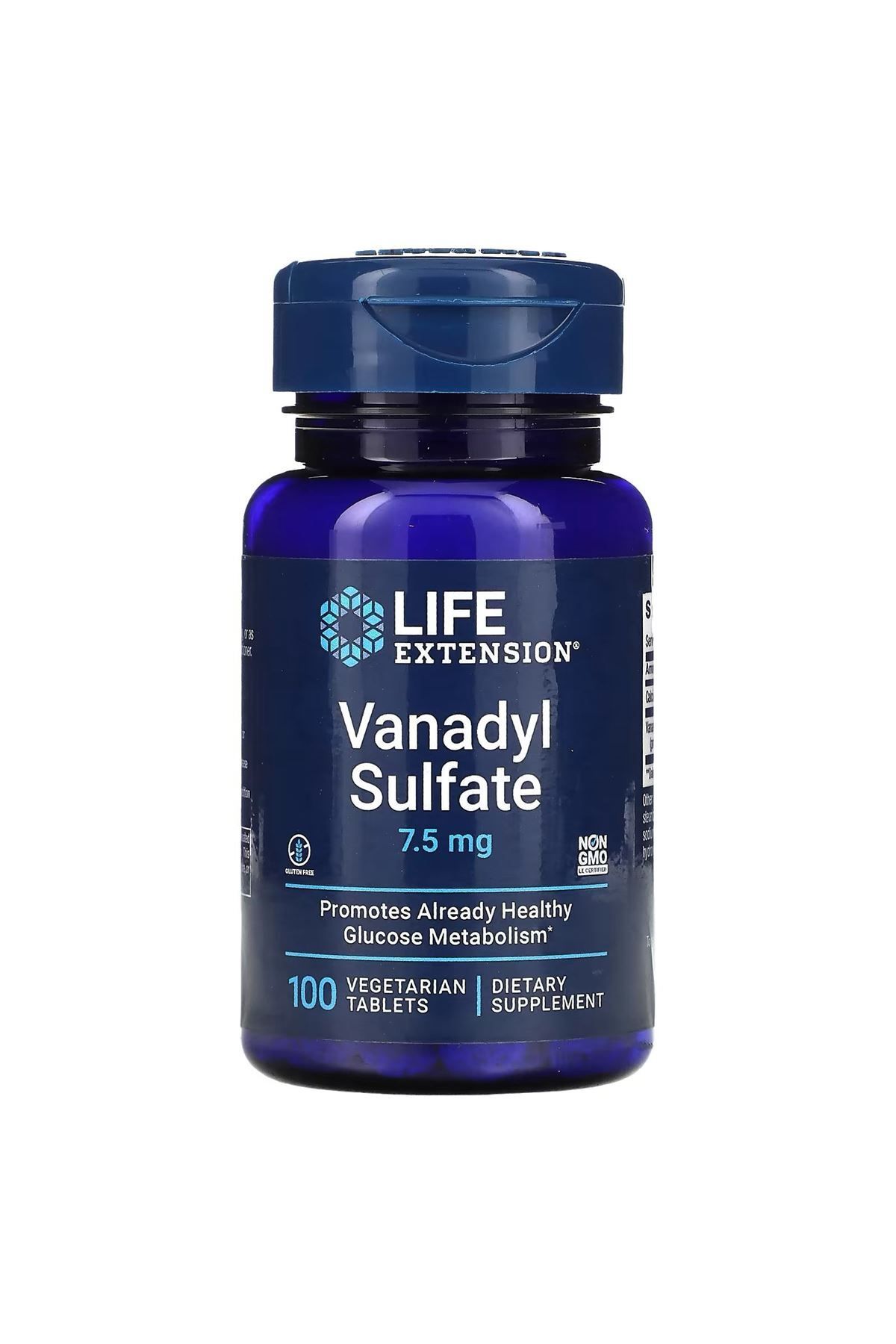 Life Extension Vanadyl Sülfat, 7,5 mg, 100 Vejetaryen Tablet