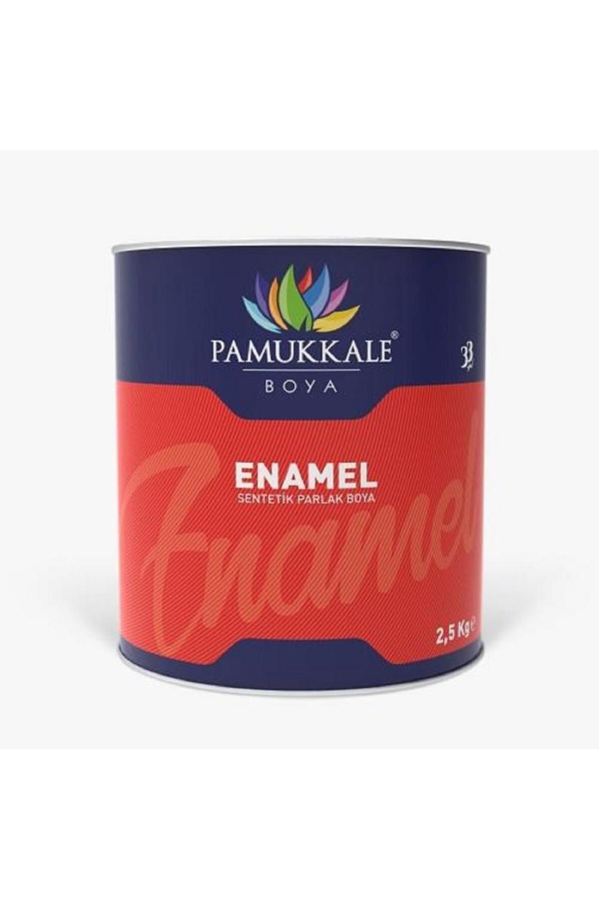 Pamukkale Enamel Sentetik Parlak Boya 2.5 Kg Mat Siyah