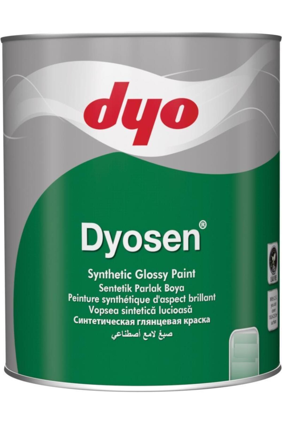 Dyo Dyosen Sentetik Parlak Boya 5 Lt Antrasit Gri Ral 7016