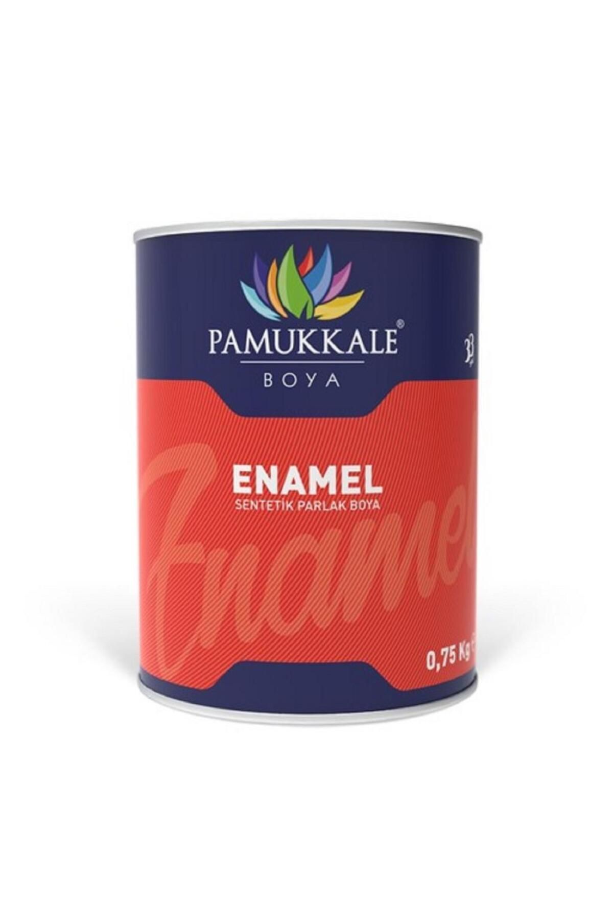 Pamukkale Enamel Sentetik Parlak Boya 0.75 Kg Bayrak Kırmızı