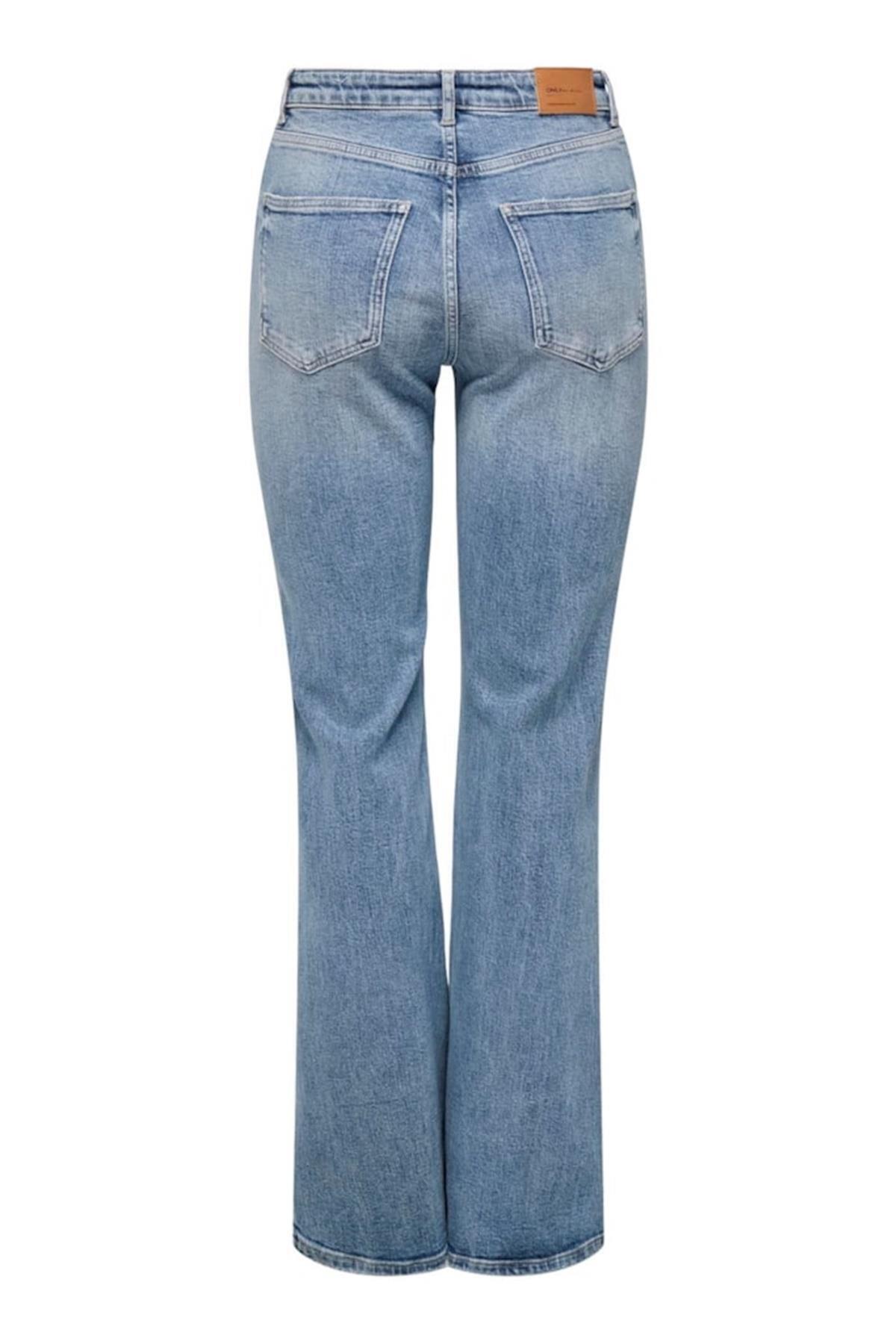 ONLY-Jeans mit ausgestellter Passform ONLJUICY Hohe Taille Ausgestellte Jeans 2