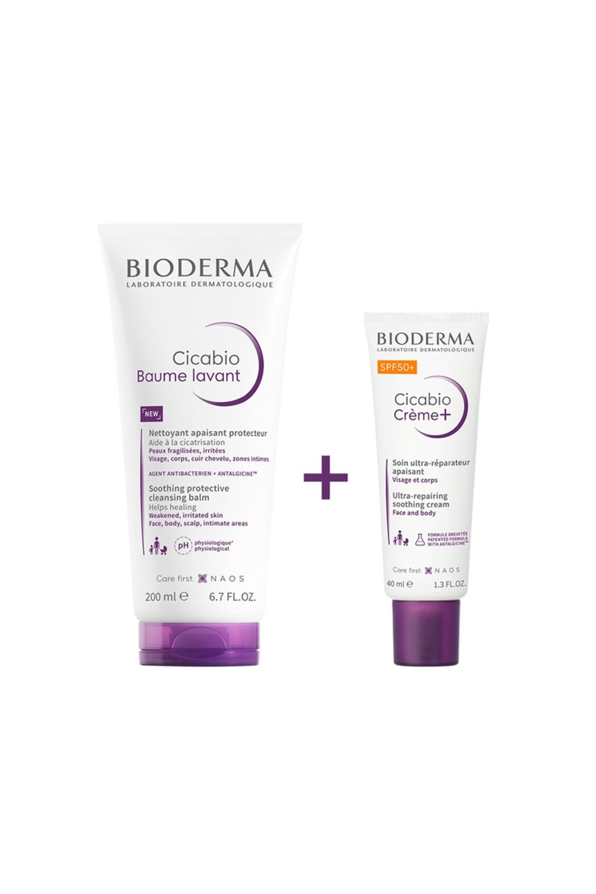 Bioderma Cicabio Dövmeli Ciltler İçin Temizleyici ve Onarıcı Bakım Kiti