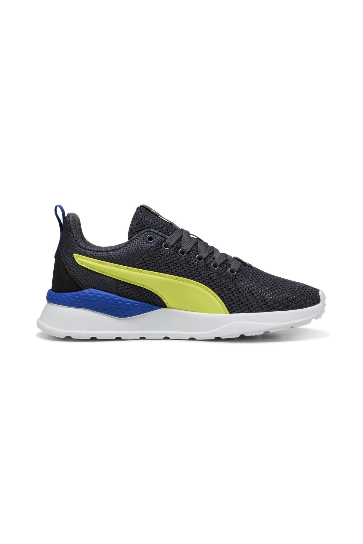 Puma-Anzarun Lite Jr - Galactic Grey and Lemon Sher Fabric 3