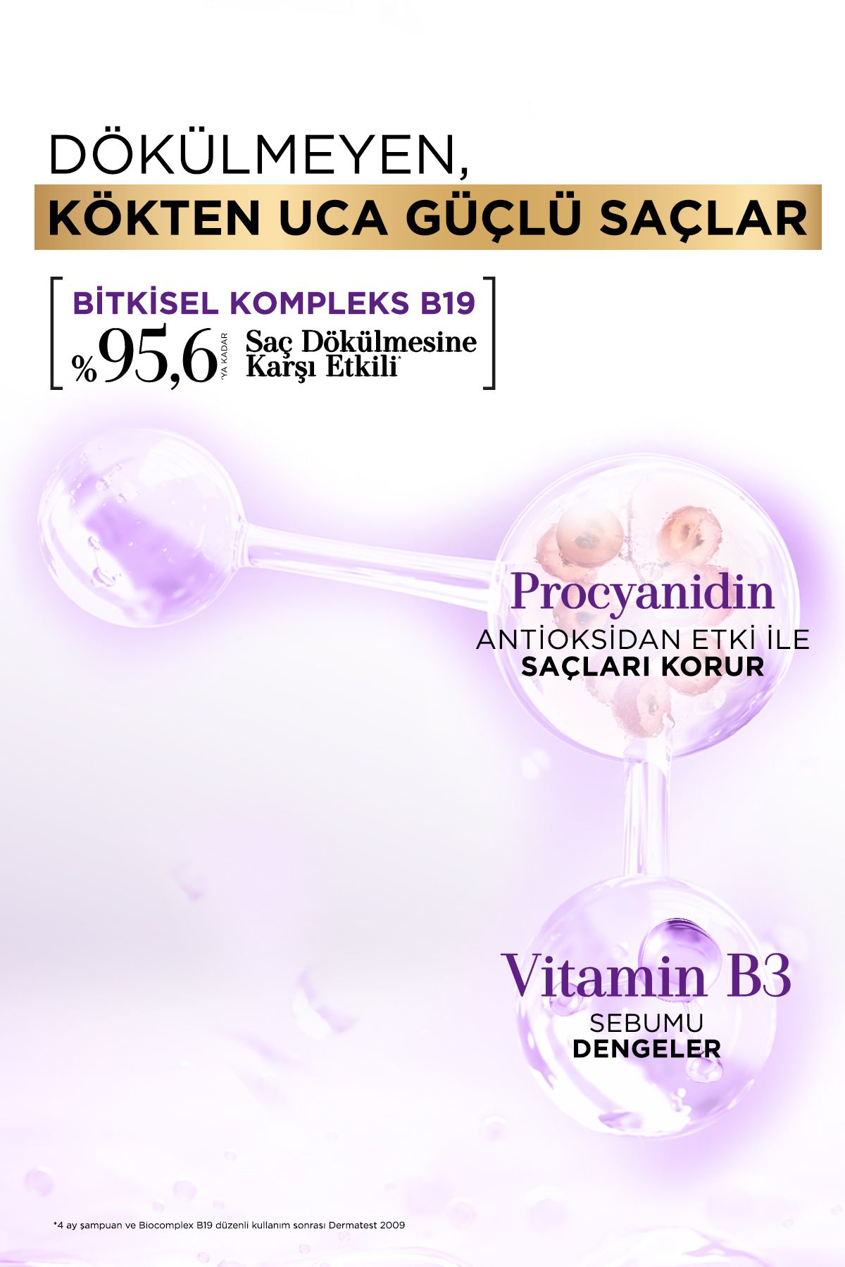 Bioblas-Procyanidin Purifying Shampoo for Oily Hair 360 ml - Anti-Hair Loss & Degreasing 3