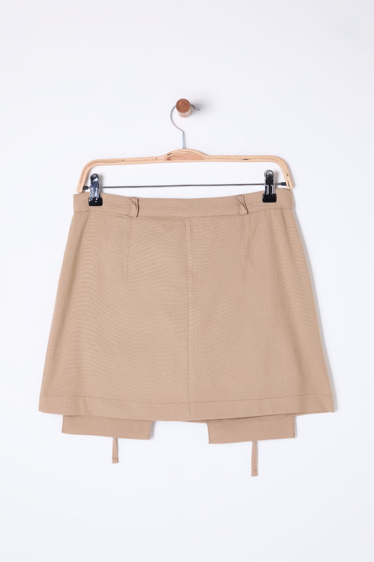 Trendyol Collection-Mink Utility Pocket Detailed Mini Shorts Sukně Twoss25Sr00025 9