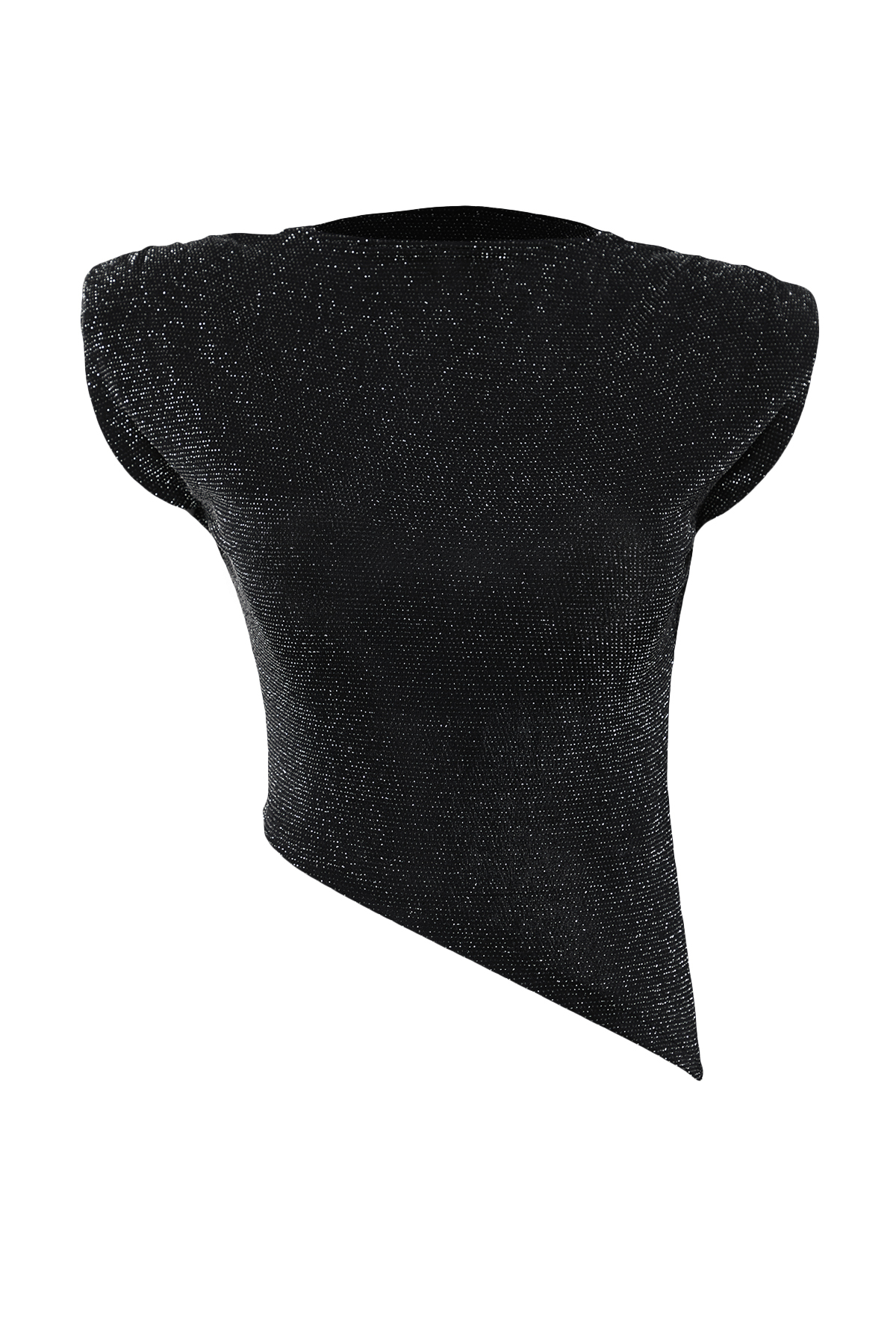 Trendyolmilla  Siyah Simli Örme Bluz TPRSS25BZ00005