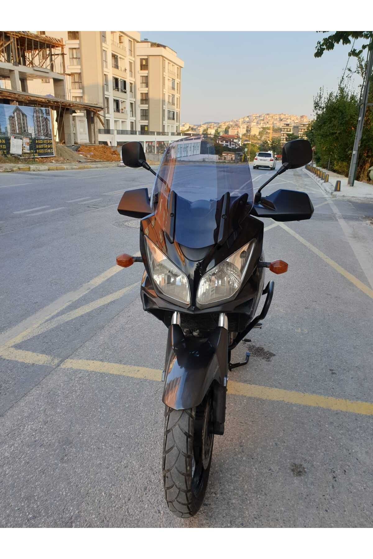 Suzuki V-strom DL 650-1000 Siperlik Ön Cam 2004-2010 Model 45cm Füme Renkli 4mm