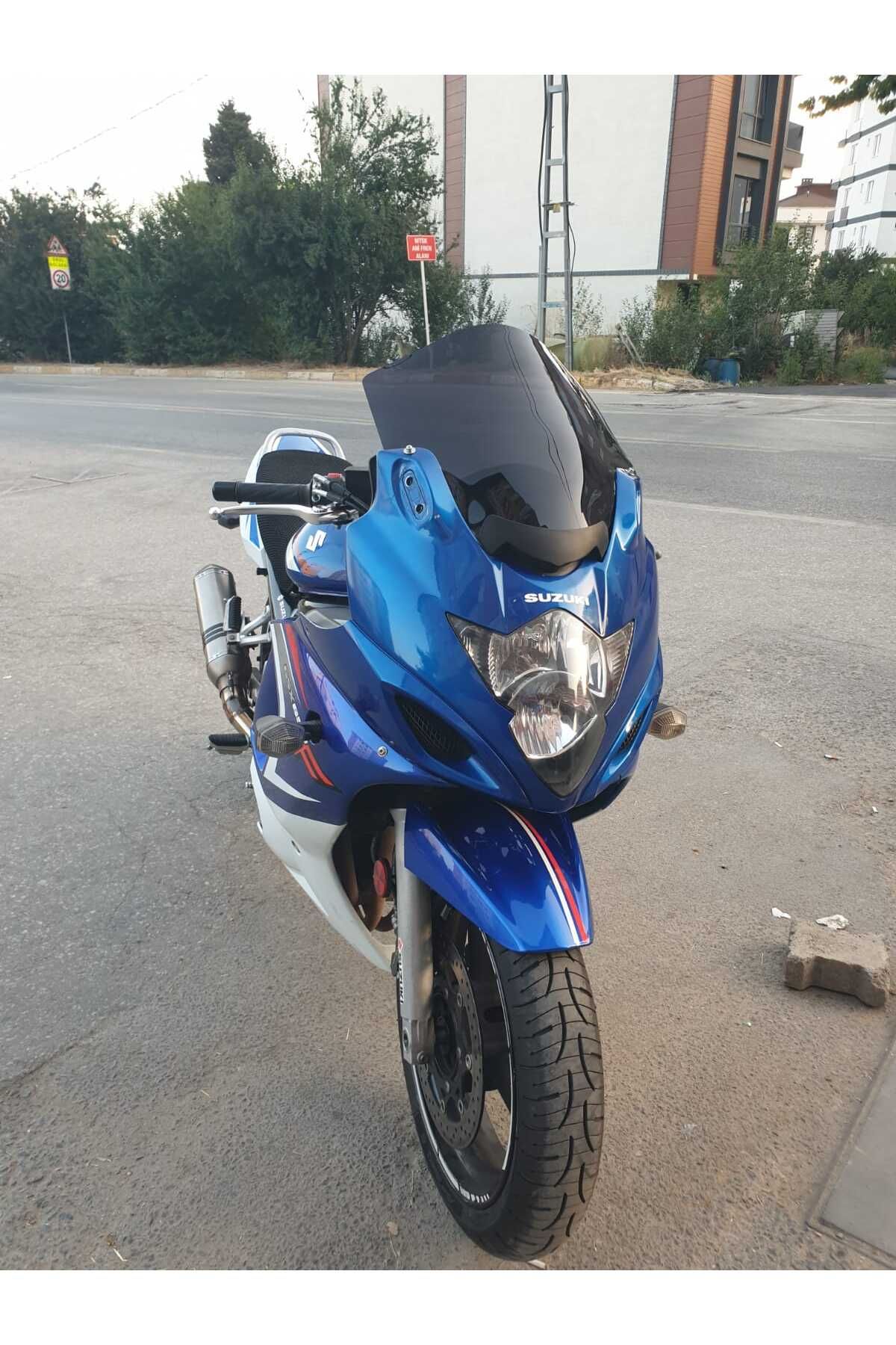 Suzuki GSX 650 F Siperlik Ön Cam 2008 2012 Model 40cm Siyah Renkli