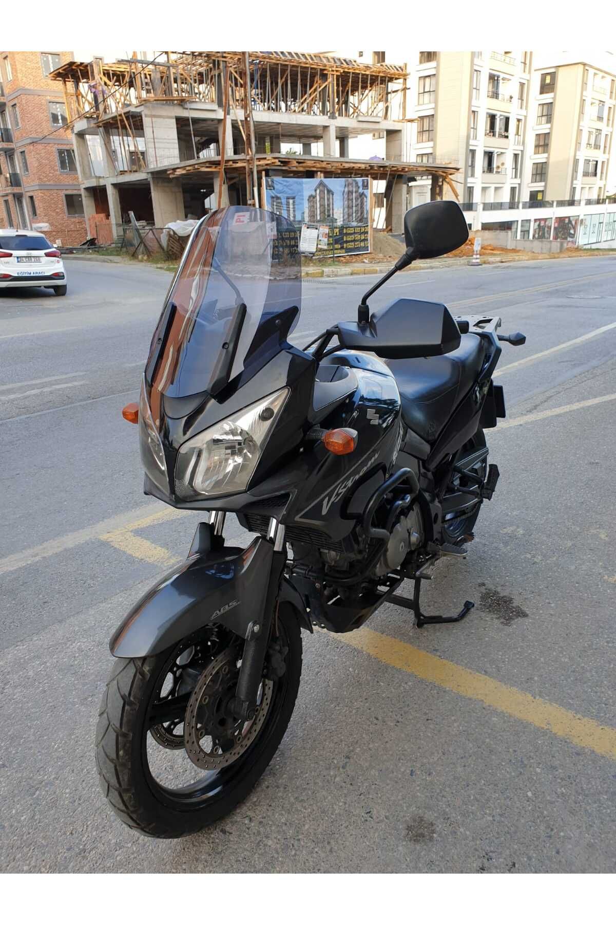 Suzuki V-strom DL 650-1000 Siperlik Ön Cam 2004-2010 Model 45cm Füme Renkli 4mm