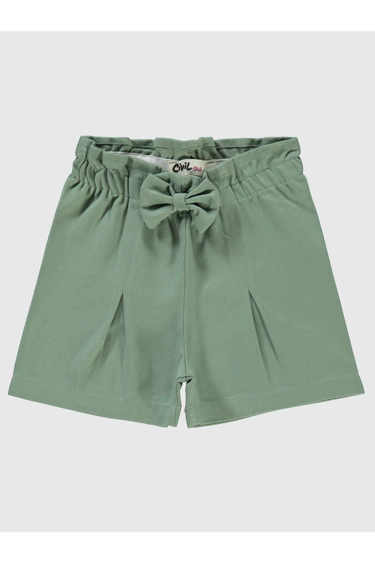 Civil Girls-2-5 Years Old Girl's Mint Shorts 1