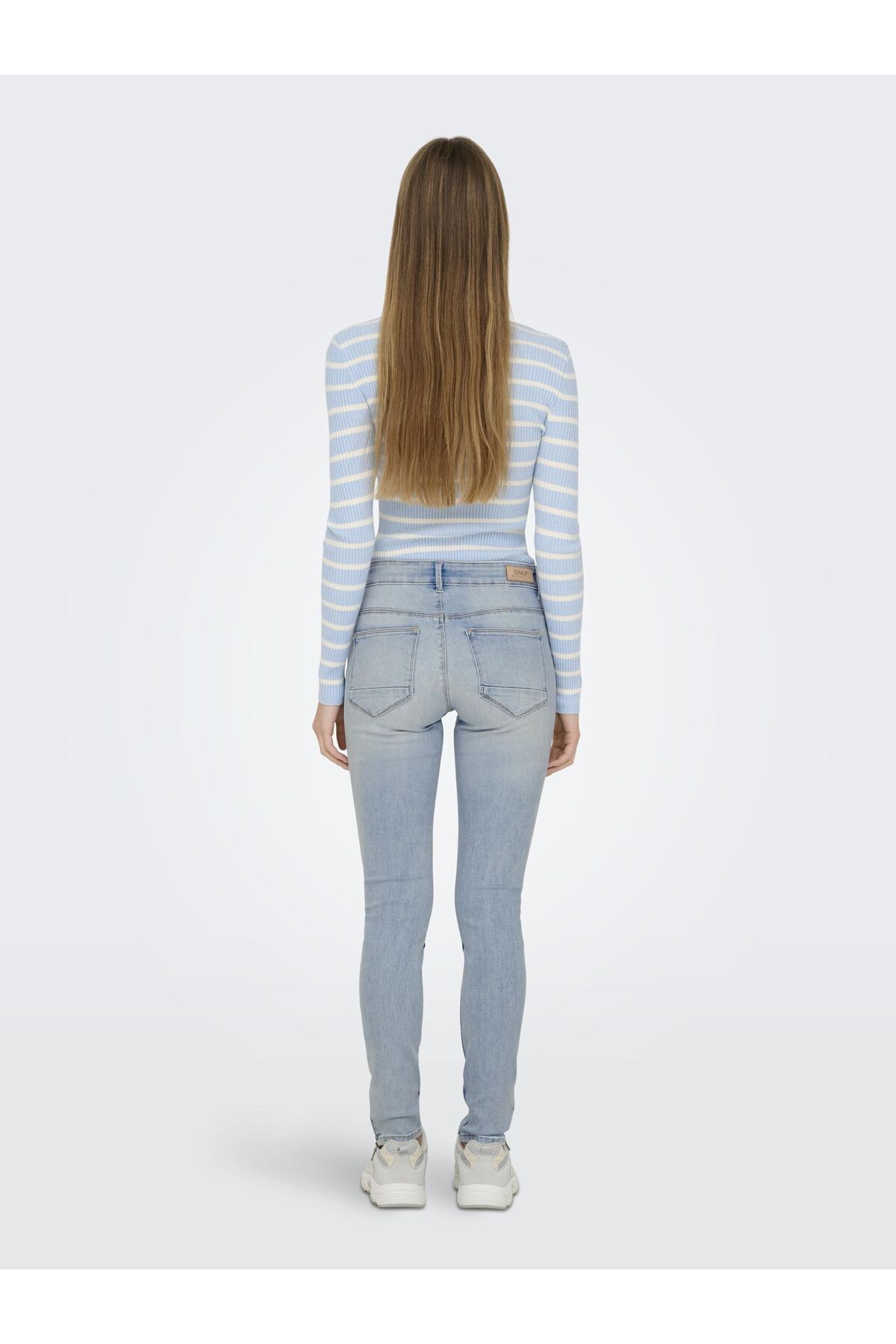 ONLY-Skinny-Jeans mit geradem Bein 4