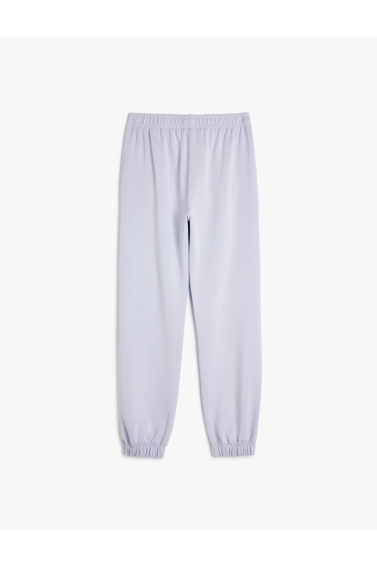 Koton-Modal Blended Basic Jogger Sweatpants with Lace-Up Waist 2