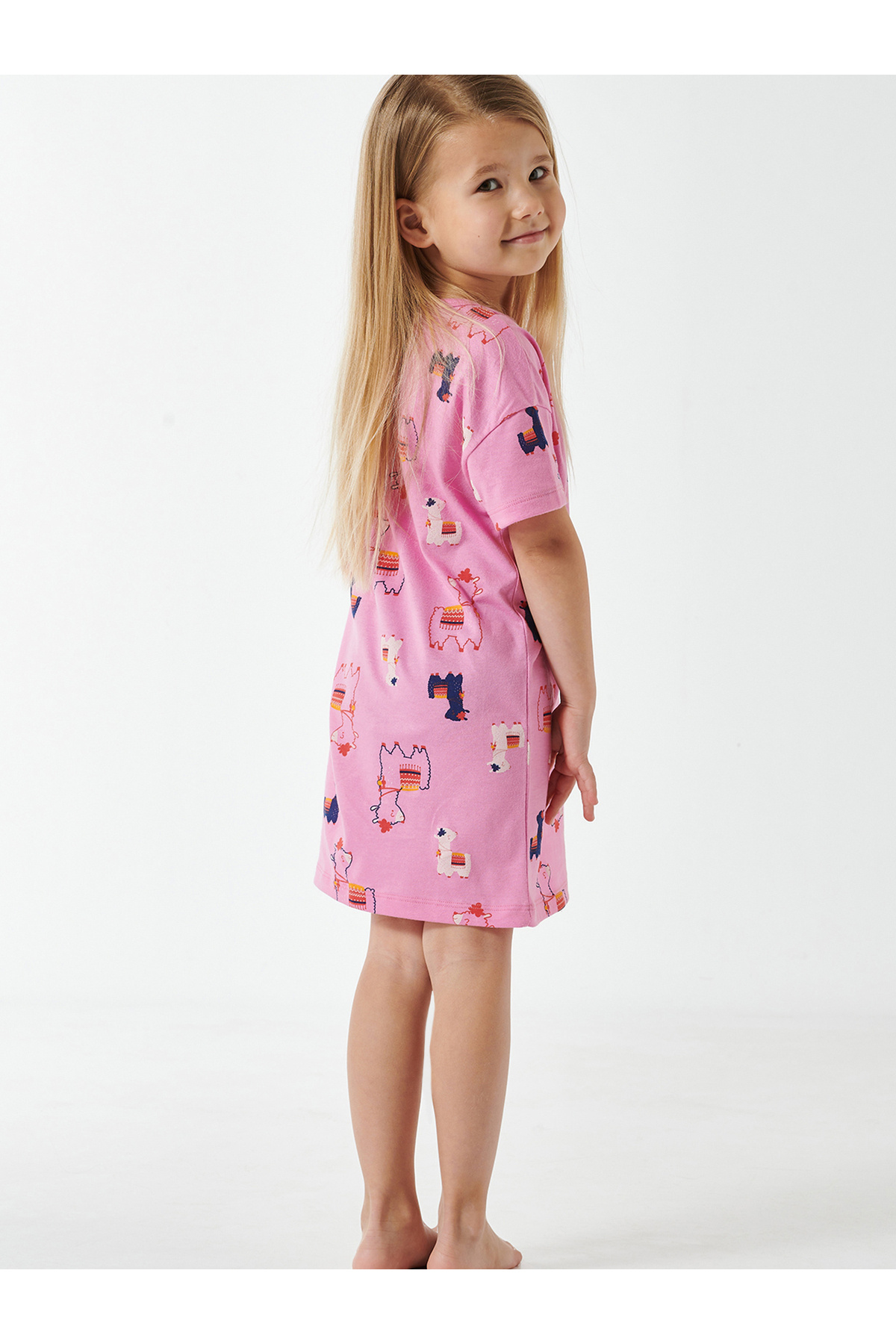 Schiesser-Nachthemd Girls World Cotton Nacht-Hemd Schlafmode Sleepwear 3