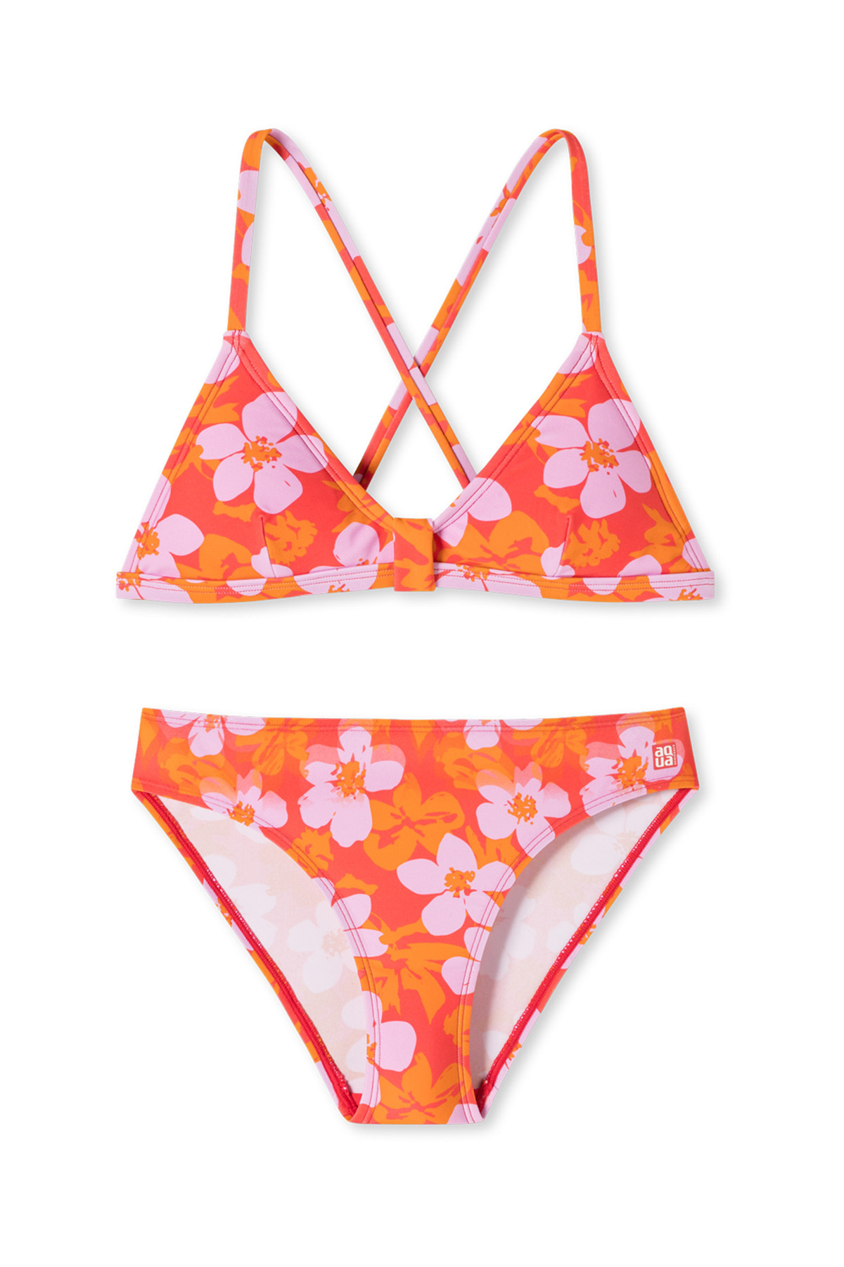 Schiesser-Triangel-Bikini Aqua Teen Girls Bikini Oberteil Schwimm-Hose 1