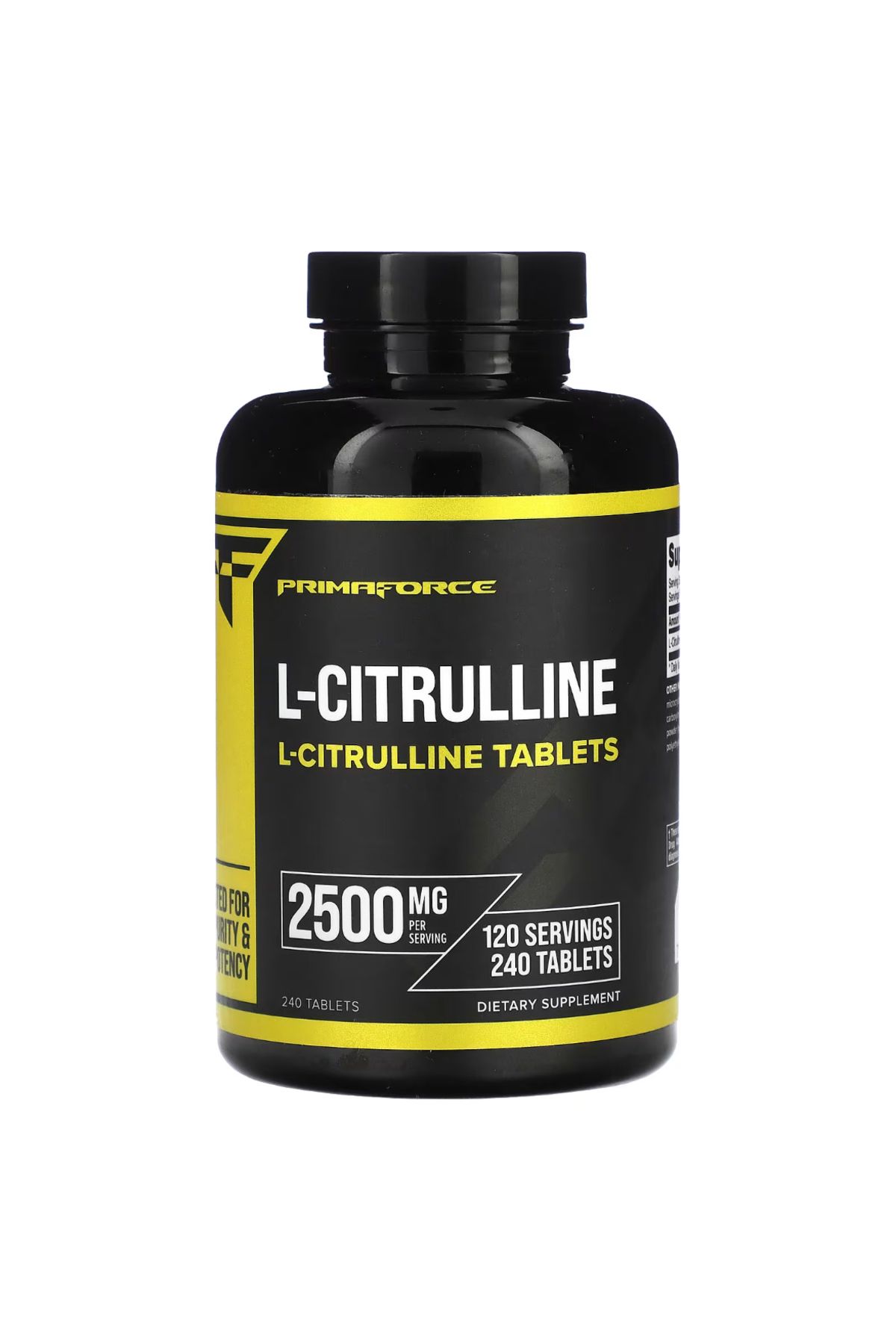 Primaforce L-Citrulline, 2,500 mg, 120 Tablets