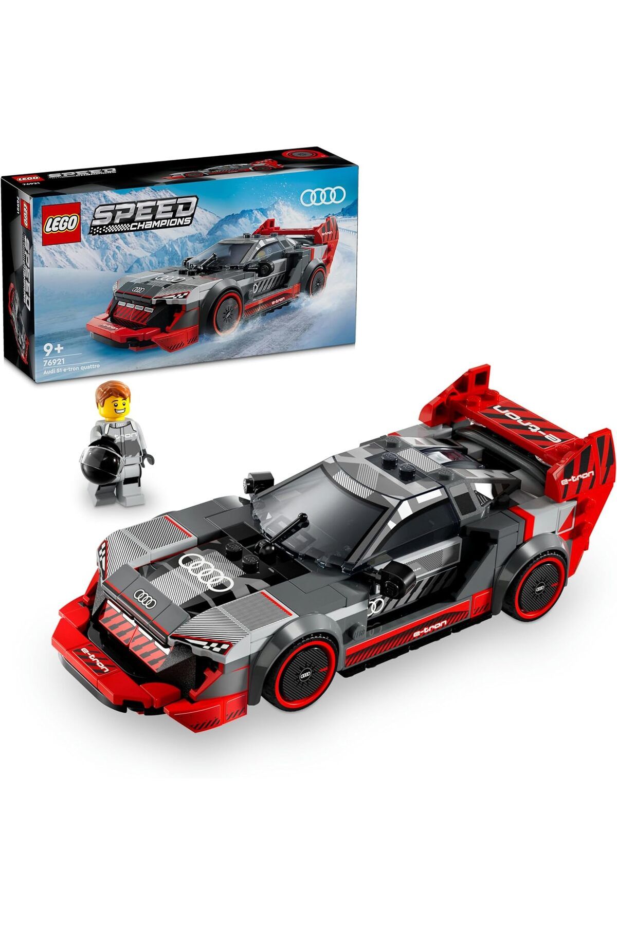 STOREMAX acelya Speed Champions Audi S1 e-tron quattro Yarış Arabası 76921-9 Yaş ve Üzeri Çocuklar içi