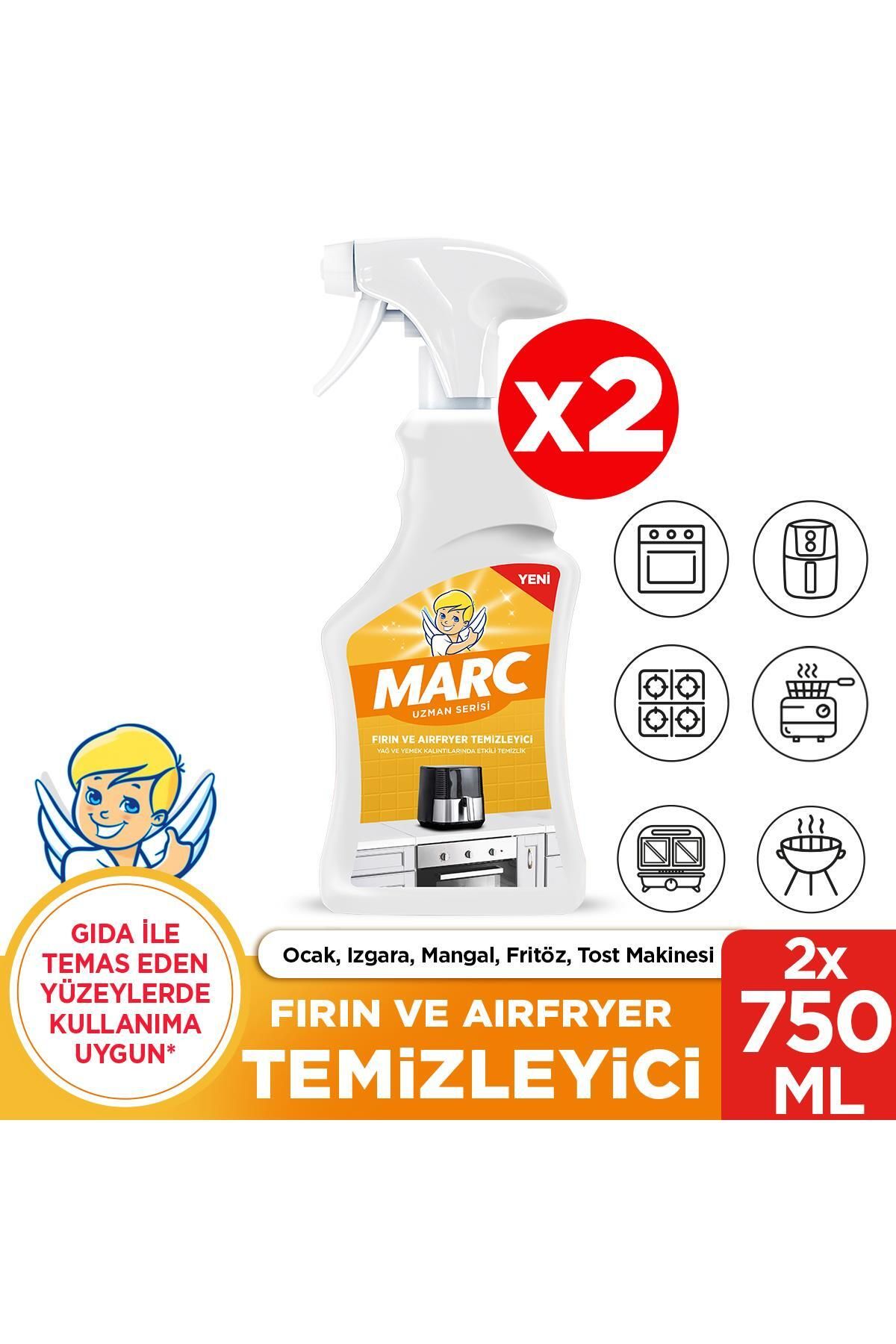 Marc Airfryer ve Fırın Temizleyici 2x750 ml