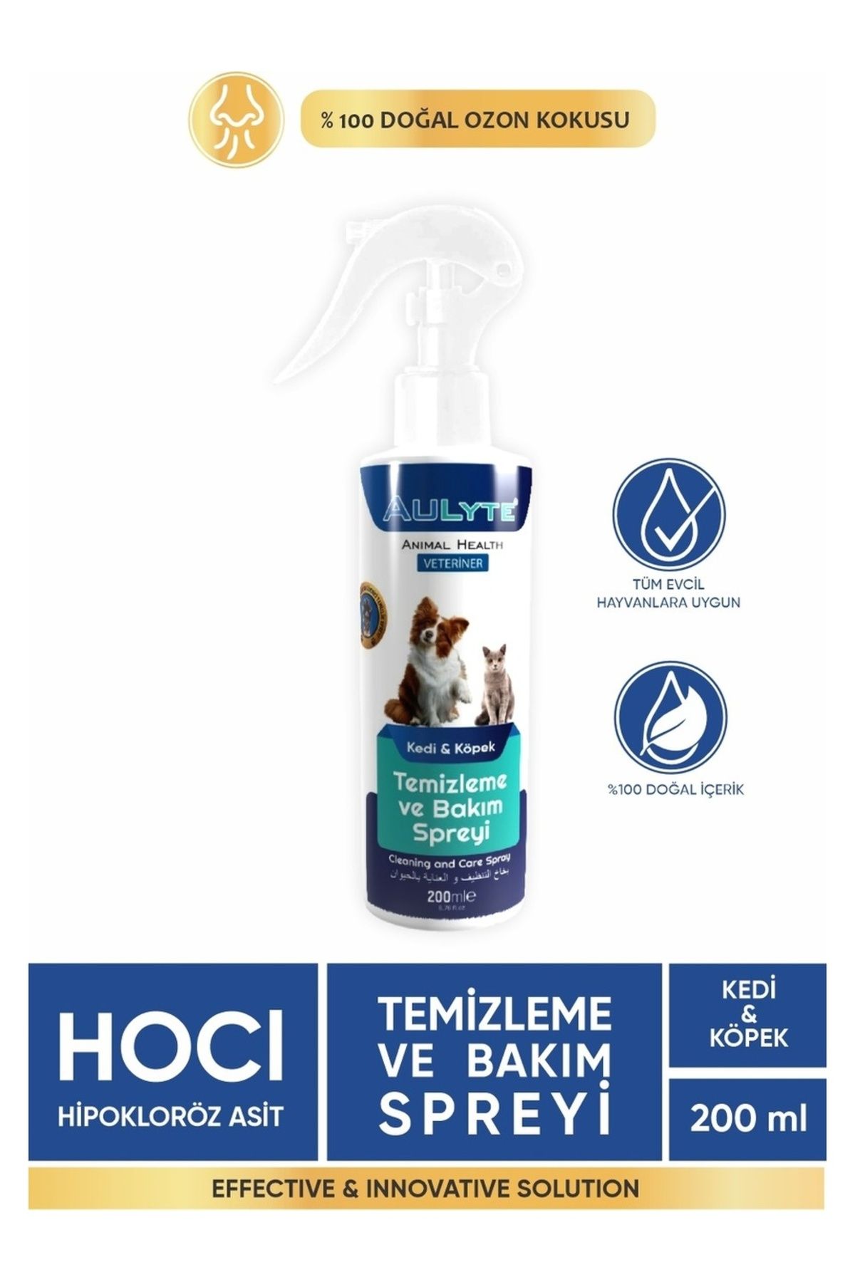 Aultye Kedi-köpek Temizleme Ve Bakım Spreyi 200 Ml