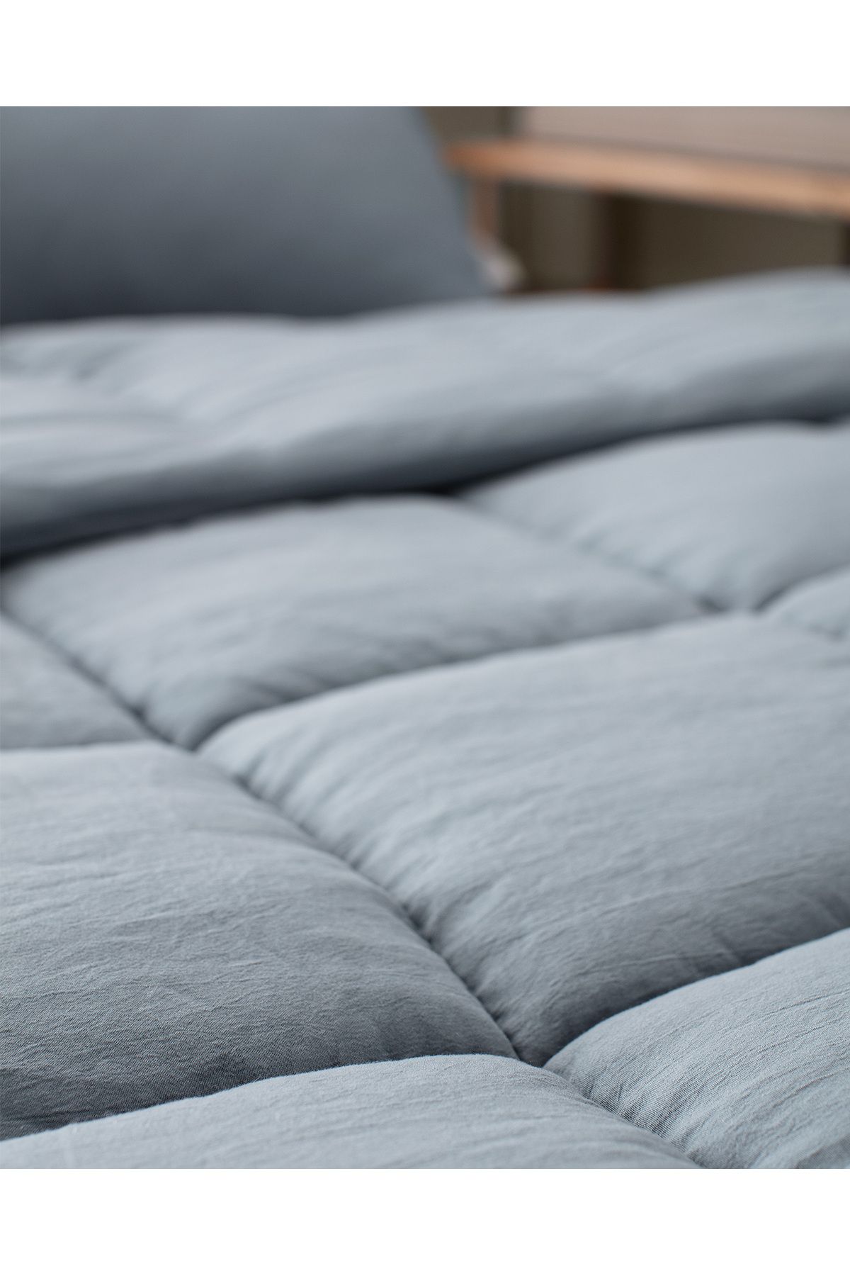 Madame Coco-Mona Double Comforter Set - Indigo 4