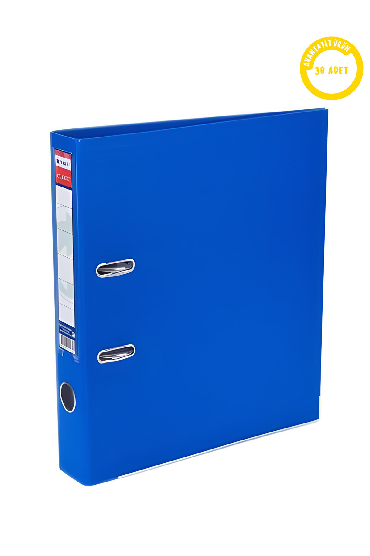 Tigra Classic Dar Plastik Klasör 30'lu Koli Mavi Ofis Büro Klasörü