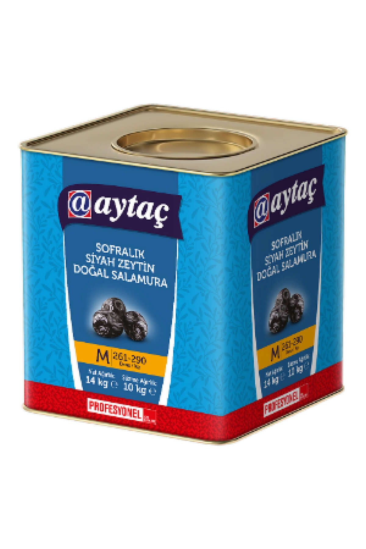 Aytaç Aytaç Salamura Siyah Zeytin (M) 261-290 (1x10kg) 110008