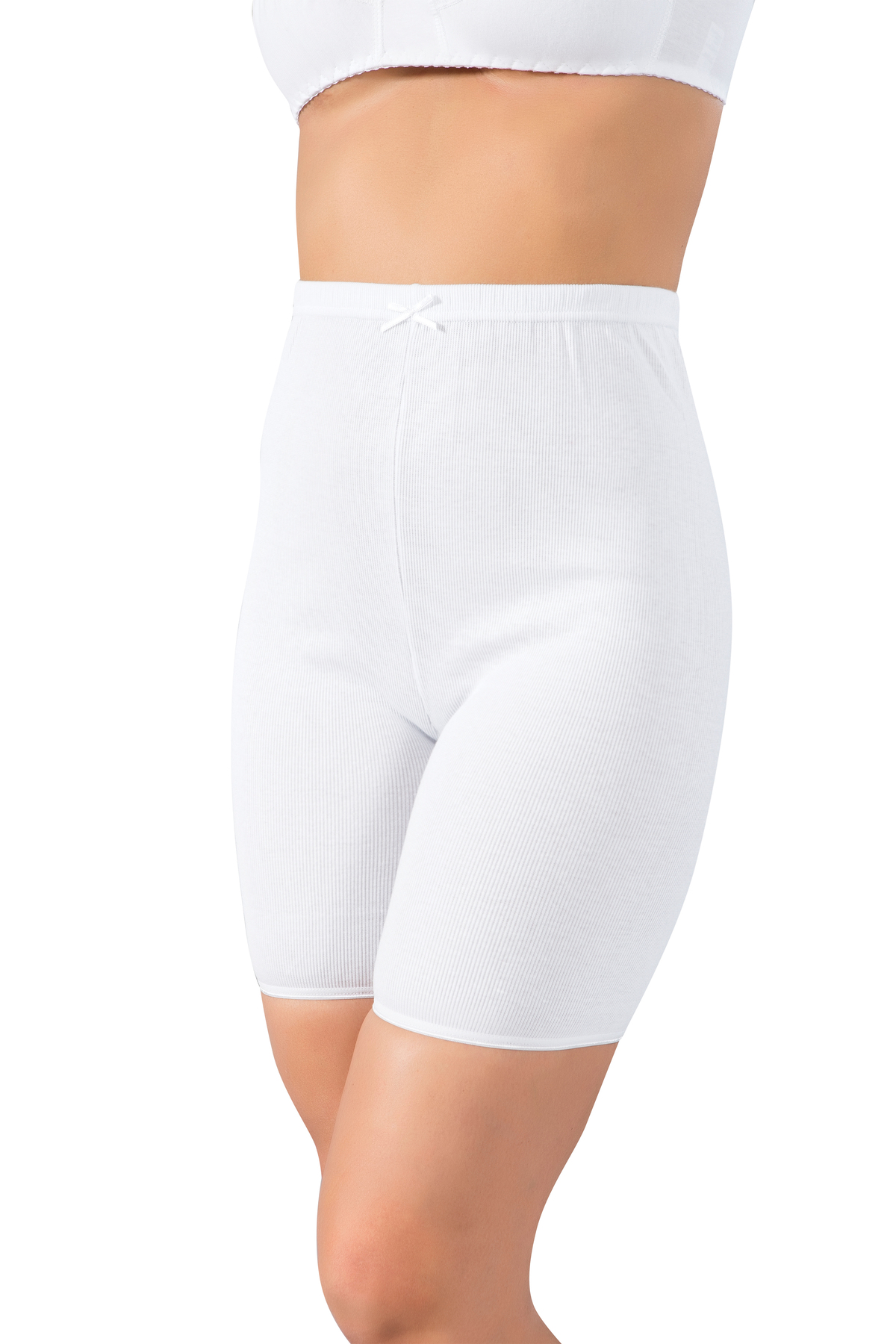 6Pcs Economic Pack Women High Waist Cotton Long Legged Panties