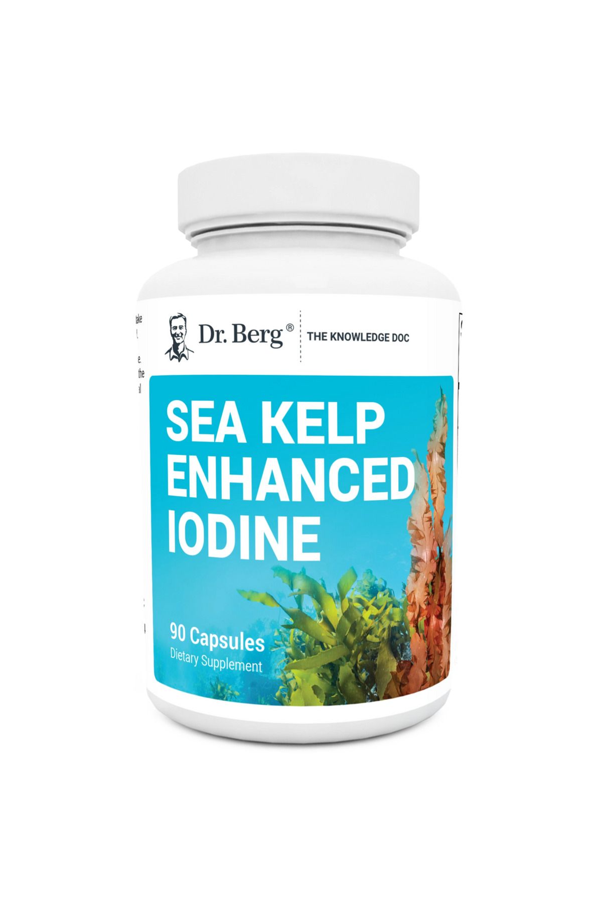 dr berg-Dr.Berg Sea Kelp Enhanced Iodine, 90 Capsules, Enhanced Iodine, Keto-friendly 1