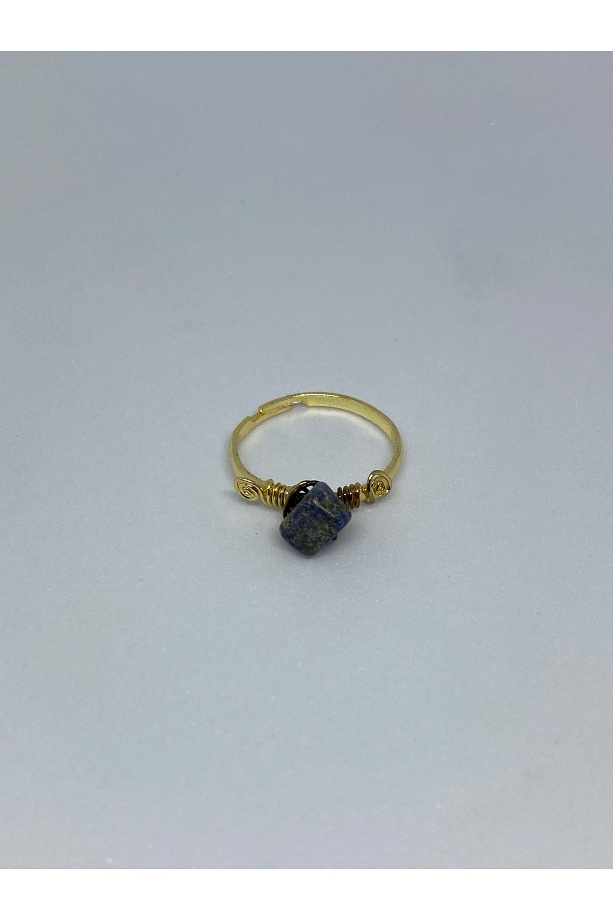 zemstone Sodalit Doğal Taş Yüzük