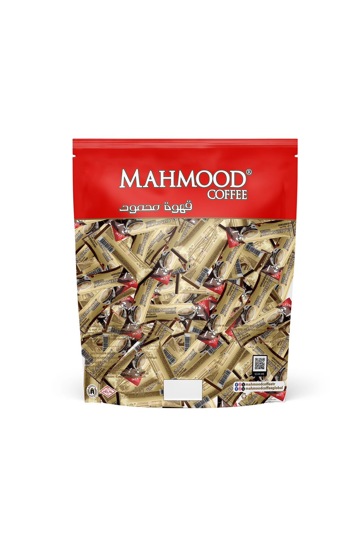 Mahmood Coffee 3ü1 Arada Sütlü Köpüklü 40x10gr Mini Küçük Boy Ikramlık Otobüs Hazır Kahve