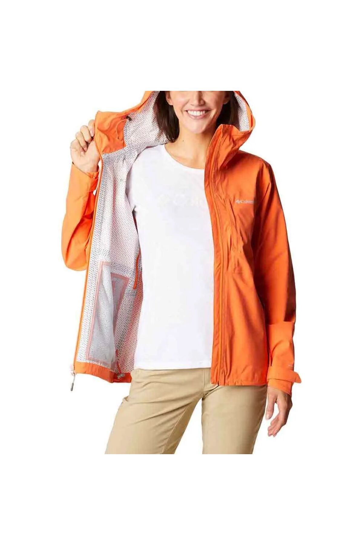 Columbia-Omni-Tecch Amply-Dry Shell Women's Raincoat 4