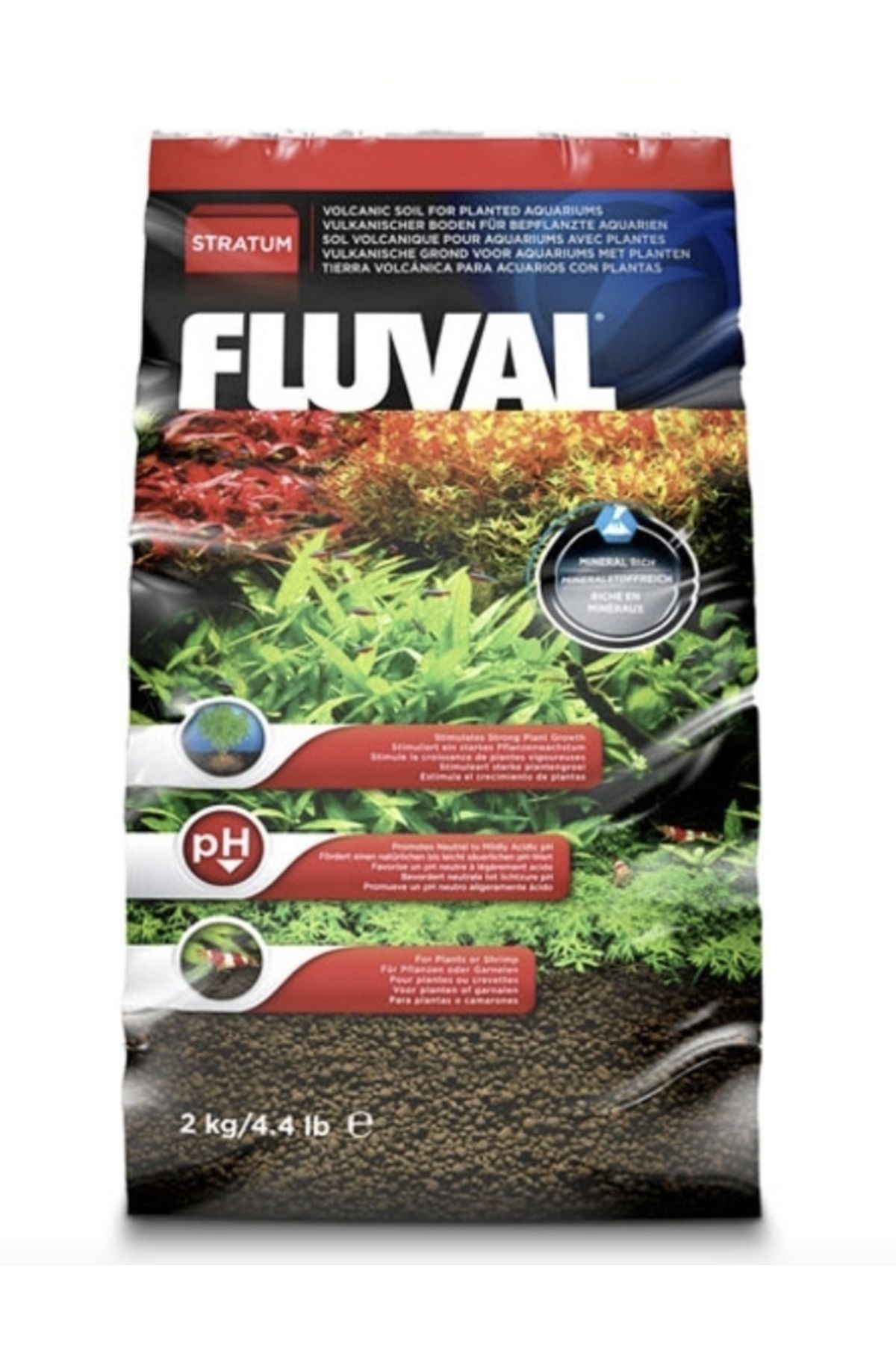 Fluval Stratum Bitki ve Karides Toprağı 2kg