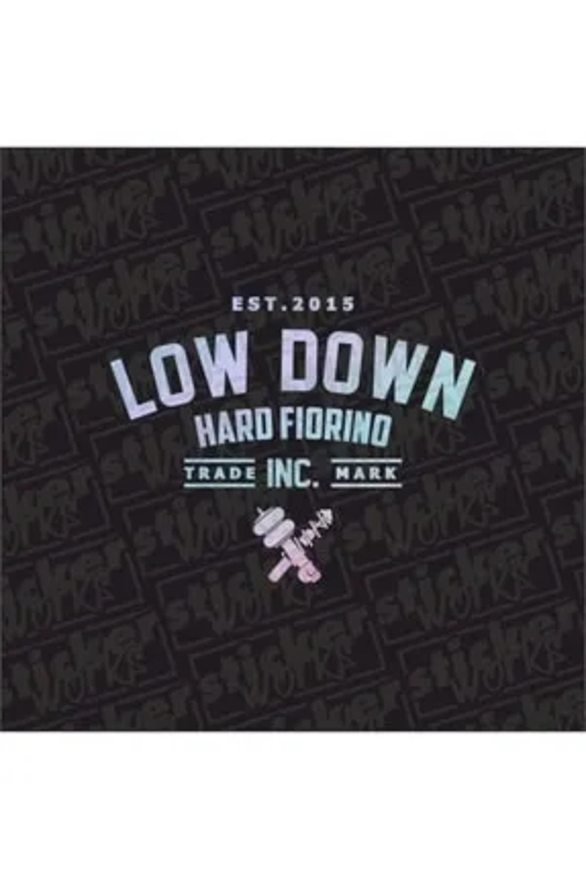 Home Low Down Hard Fiorino Arka Cam yeni süper hologram Sticker