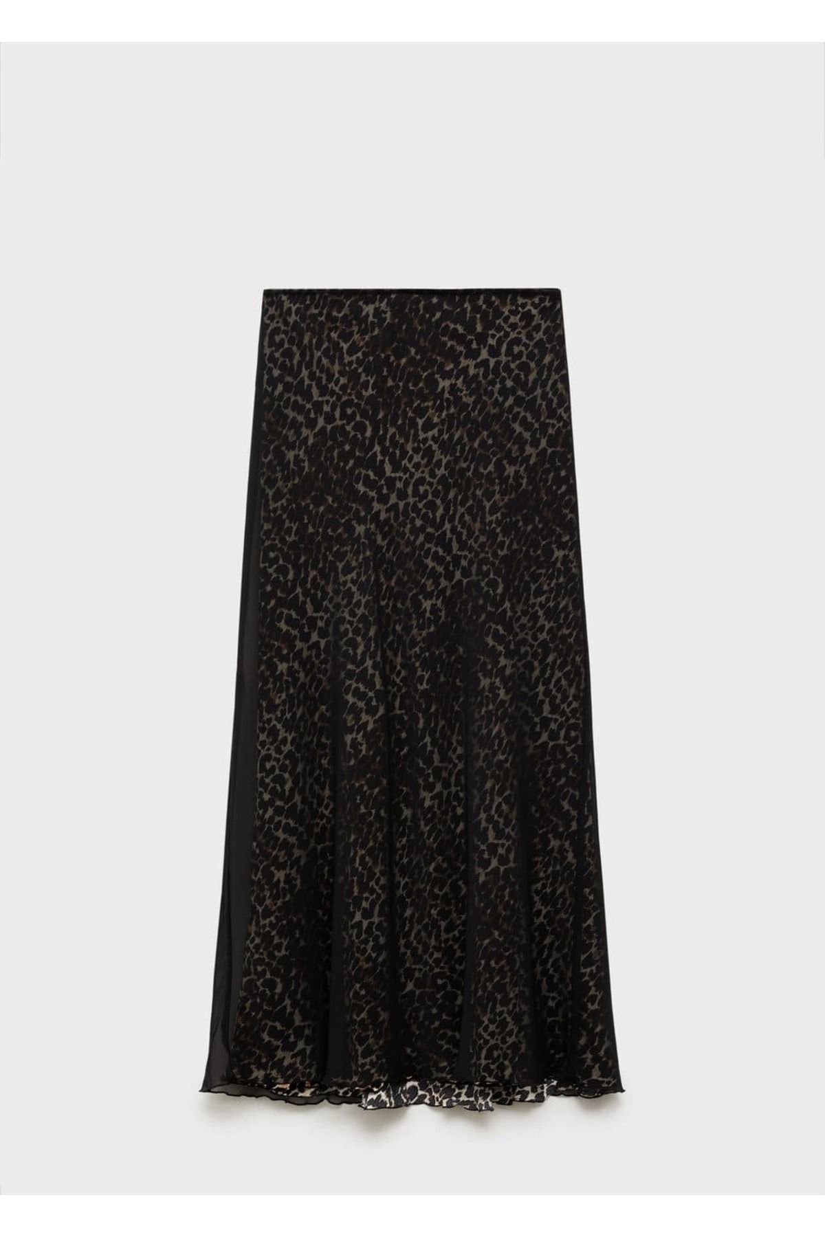 MANGO Woman-A-Linien-Rock mit Leopardenmuster 3