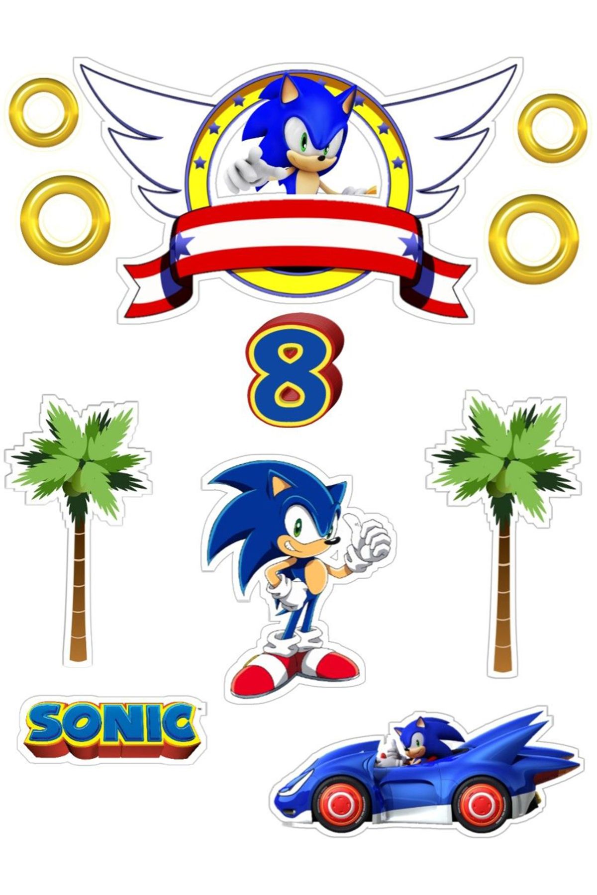 Sticksy Autocolant Sonic Telefon Laptop Notebook Tabletă Notebook Sticker Sticker St675 - Mărime unică